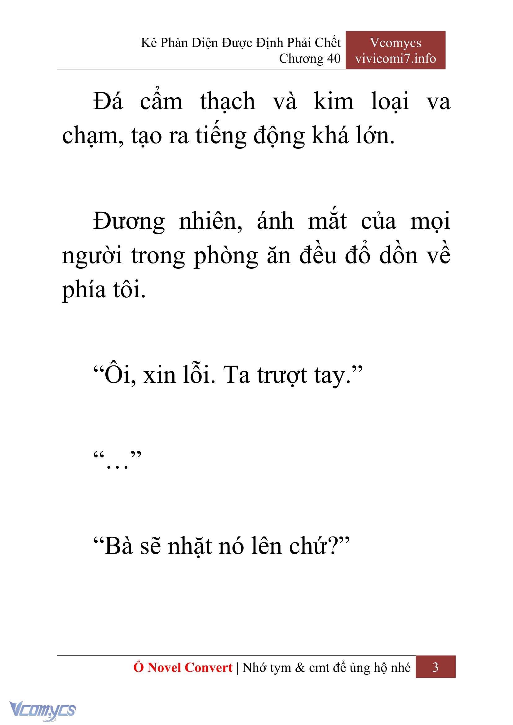 [Novel] Kẻ Phản Diện Được Định Phải Chết Chap 40 - Trang 2