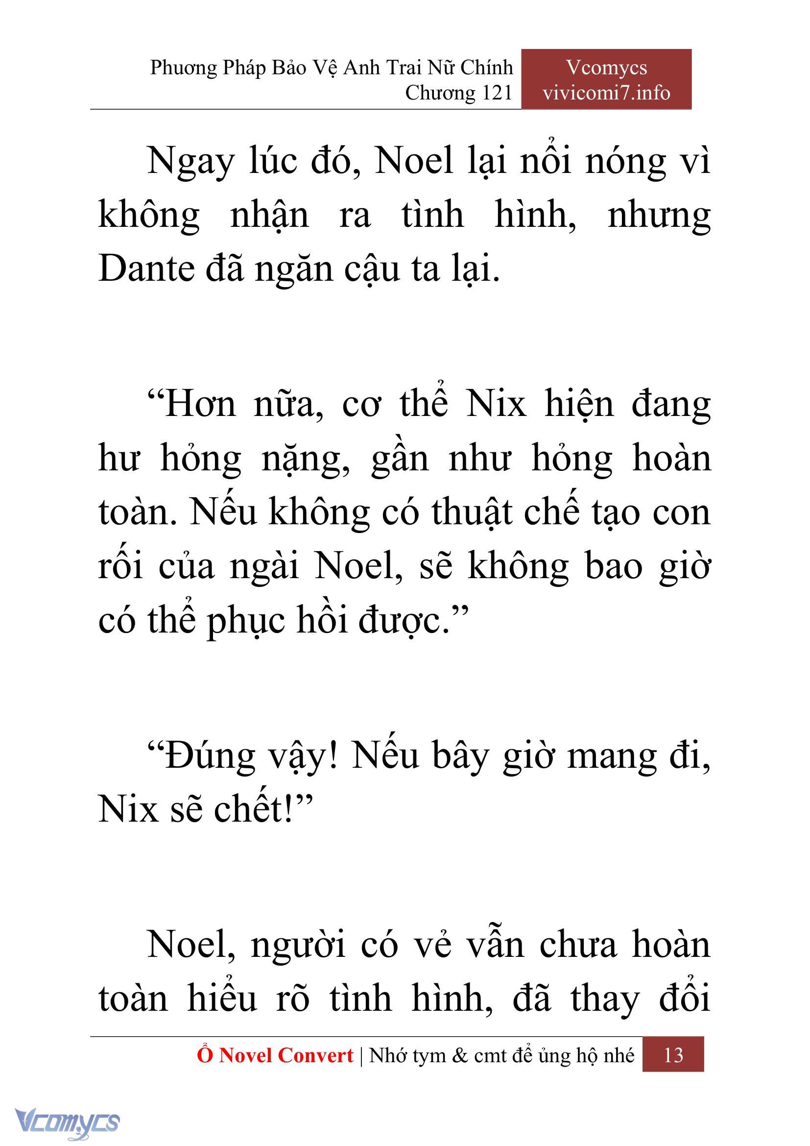 [Novel] Phương Pháp Bảo Vệ Anh Trai Nữ Chính Chap 121 - Trang 2