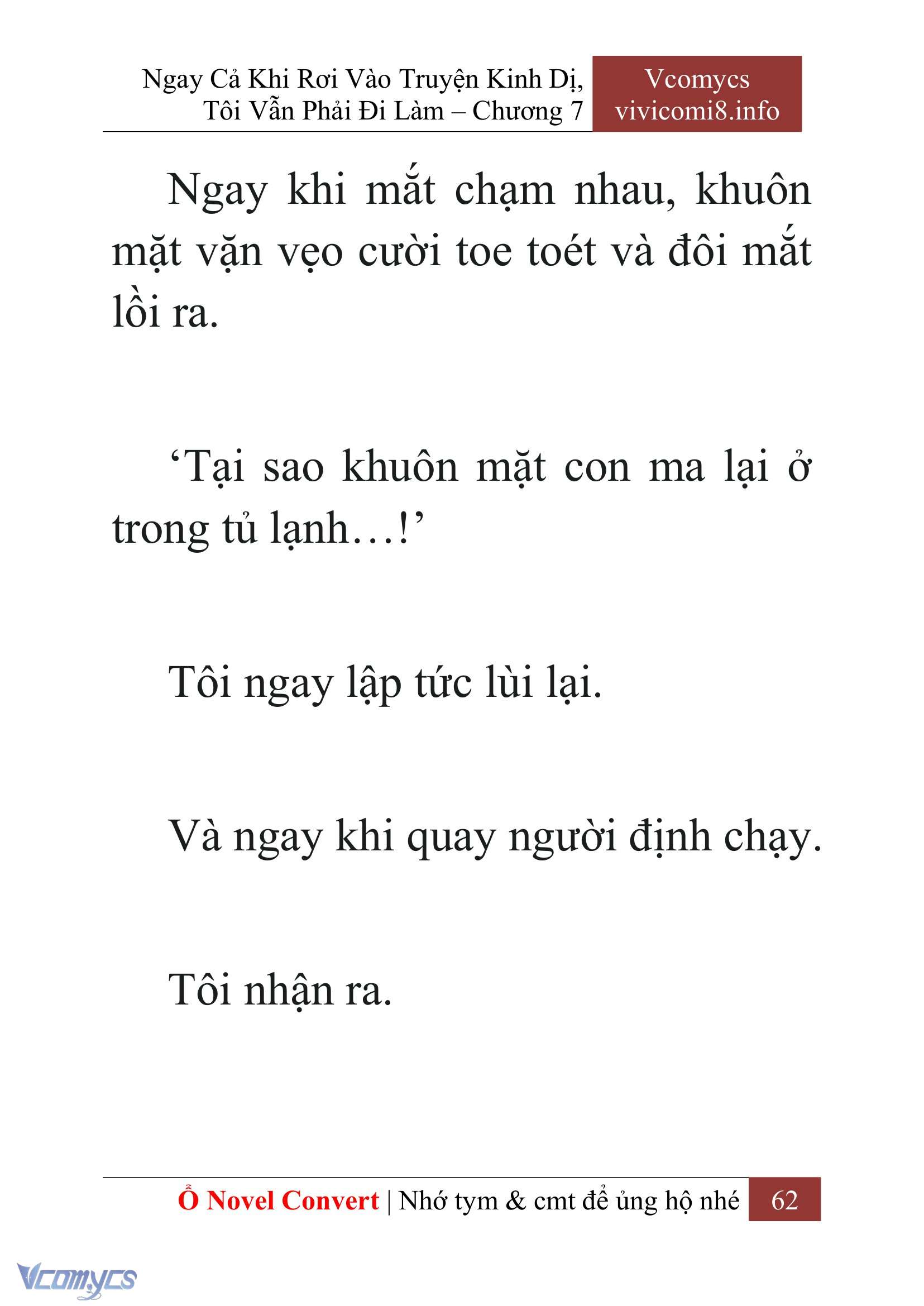 [Novel] Ngay Cả Khi Rơi Vào Truyện Kinh Dị, Tôi Vẫn Phải Đi Làm Chap 7 - Trang 2
