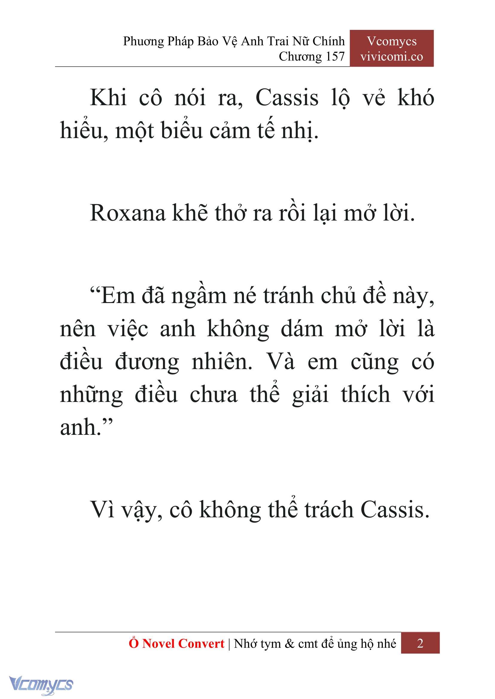 [Novel] Phương Pháp Bảo Vệ Anh Trai Nữ Chính Chap 157 - Trang 2