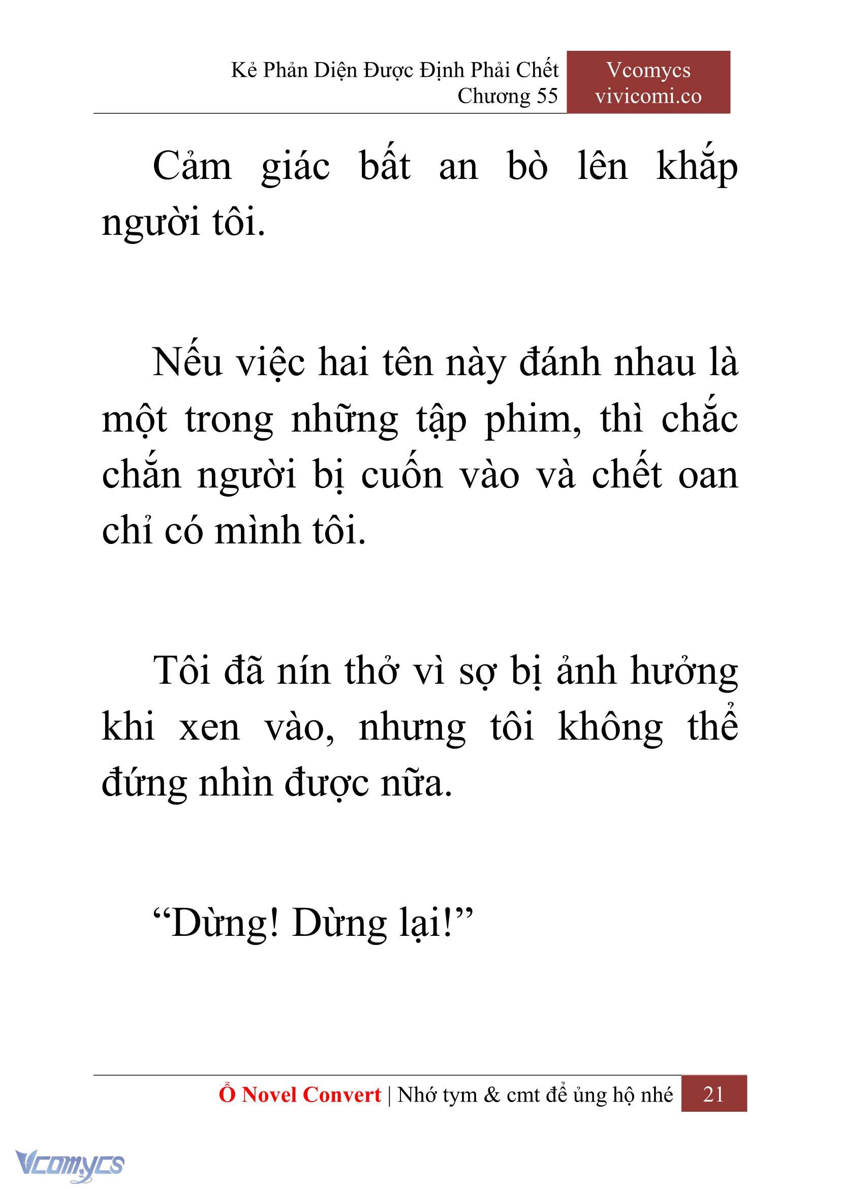 [Novel] Kẻ Phản Diện Được Định Phải Chết Chap 55 - Trang 2