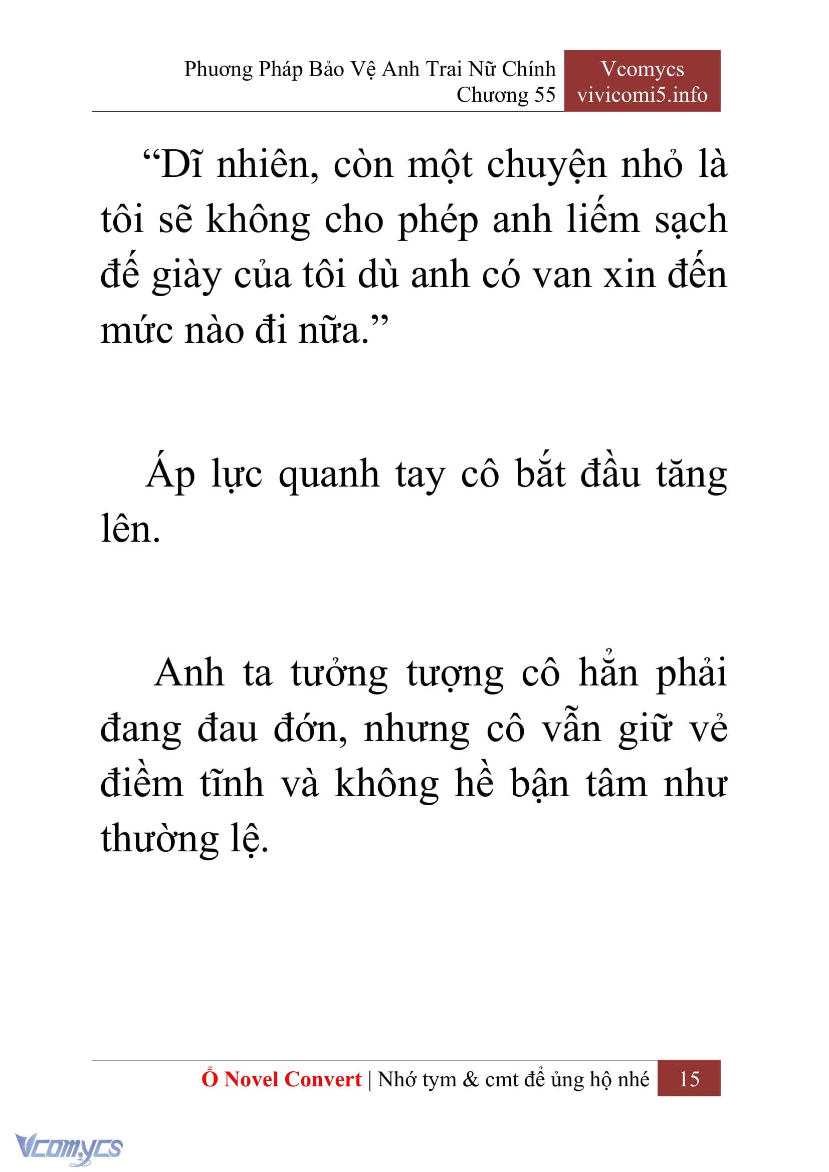 [Novel] Phương Pháp Bảo Vệ Anh Trai Nữ Chính Chap 55 - Trang 2