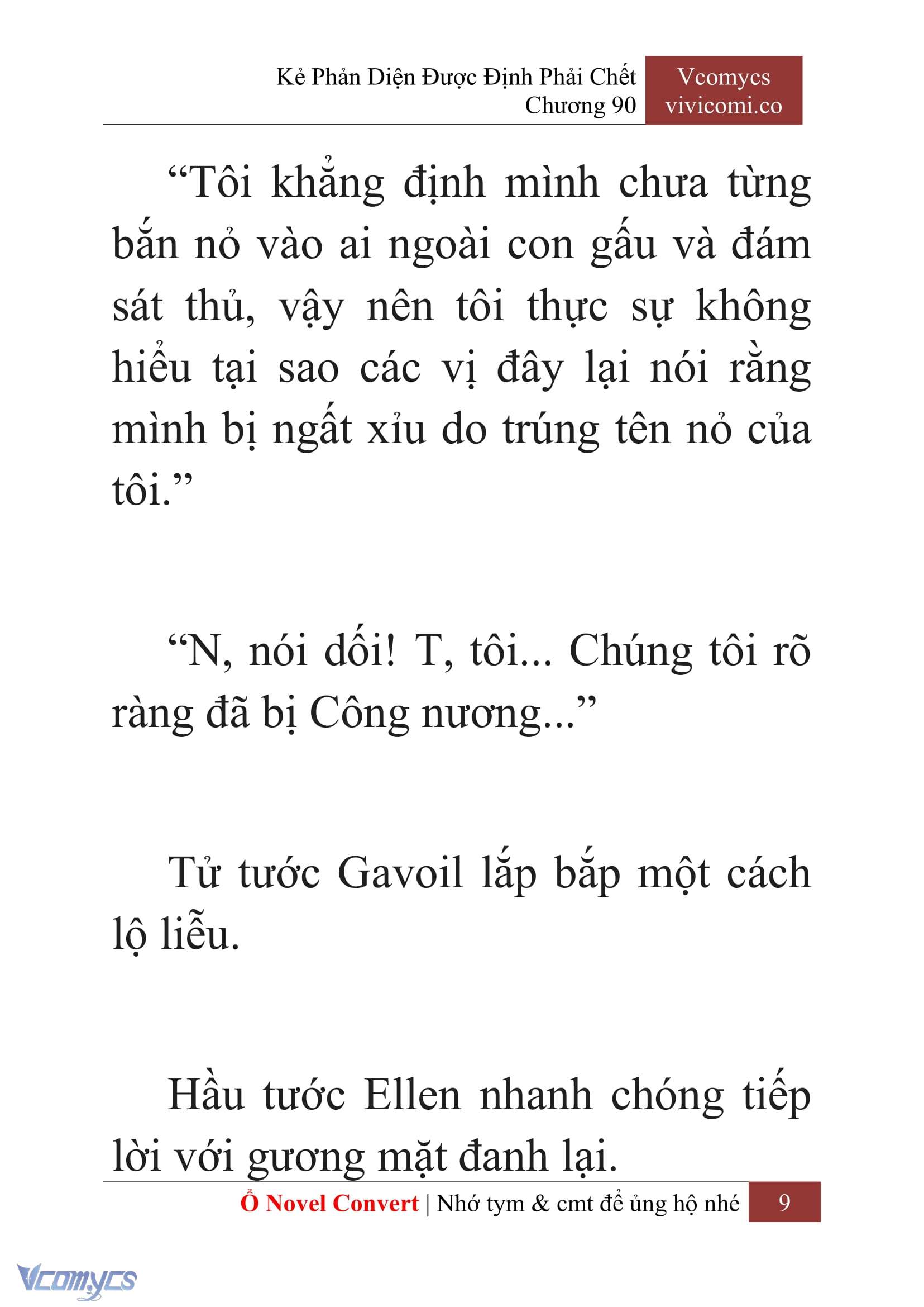 [Novel] Kẻ Phản Diện Được Định Phải Chết Chap 90 - Trang 2