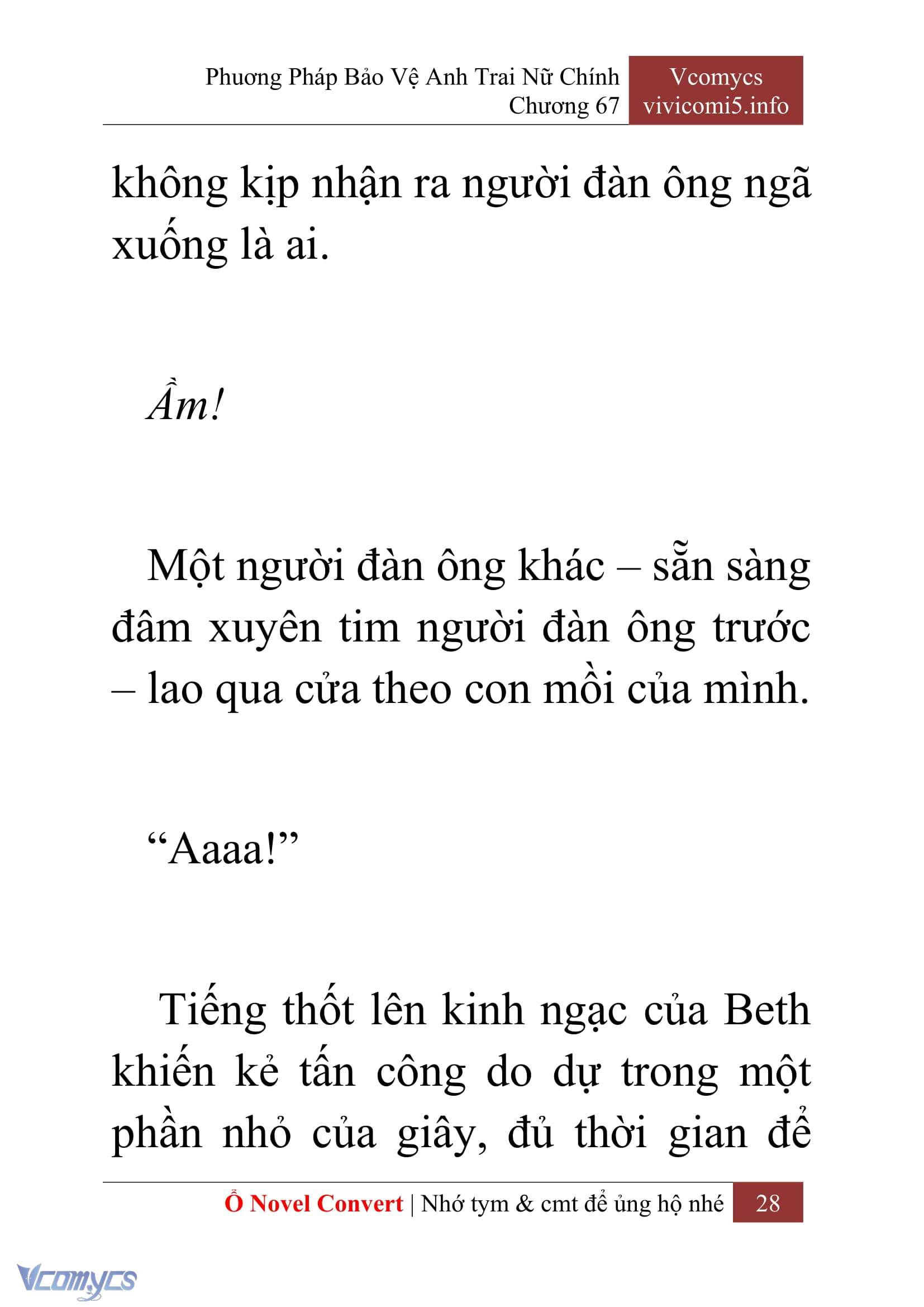 [Novel] Phương Pháp Bảo Vệ Anh Trai Nữ Chính Chap 67 - Trang 2