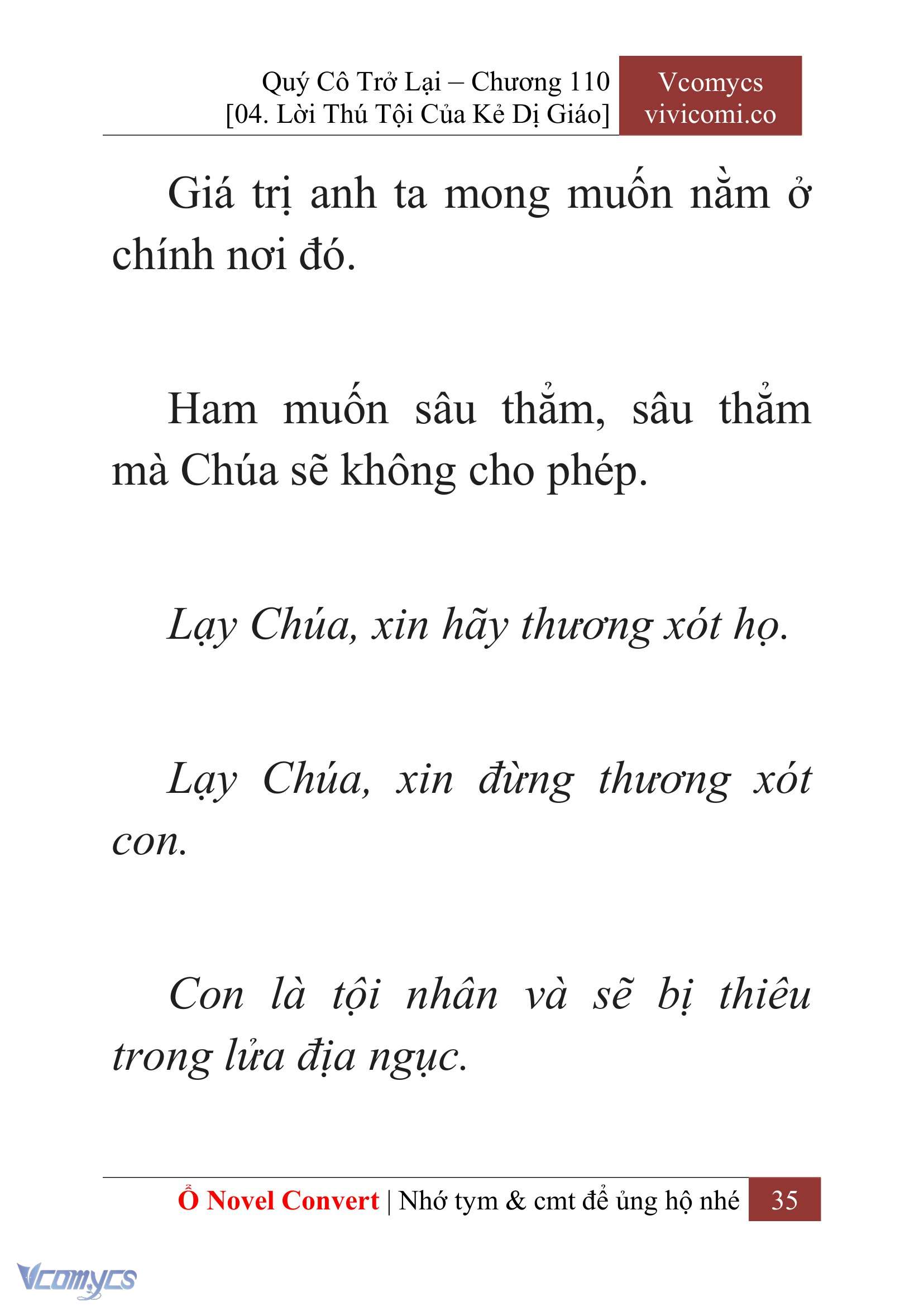 [Novel] Quý Cô Trở Lại Chap 110 - Trang 2