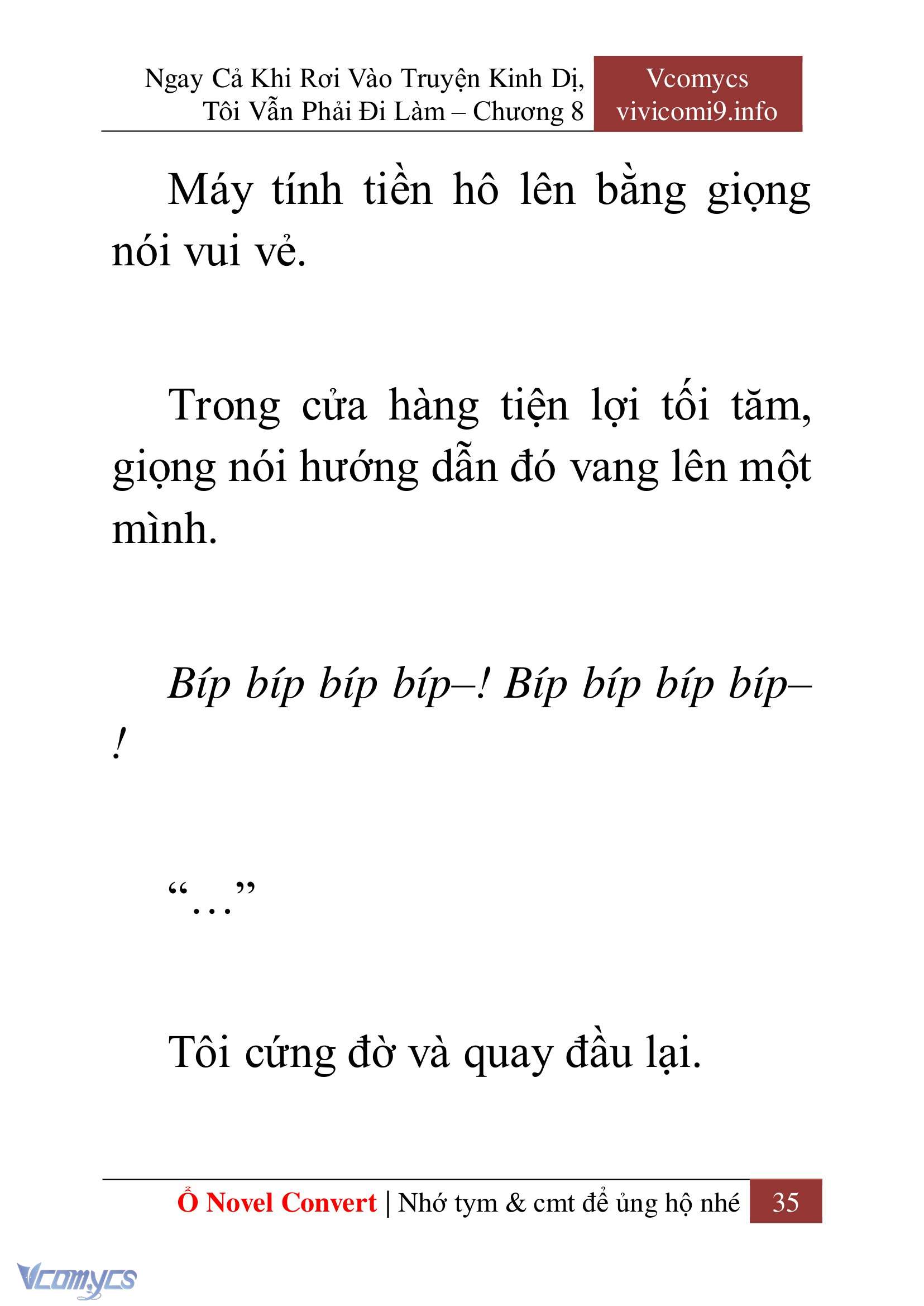 [Novel] Ngay Cả Khi Rơi Vào Truyện Kinh Dị, Tôi Vẫn Phải Đi Làm Chap 8 - Trang 2