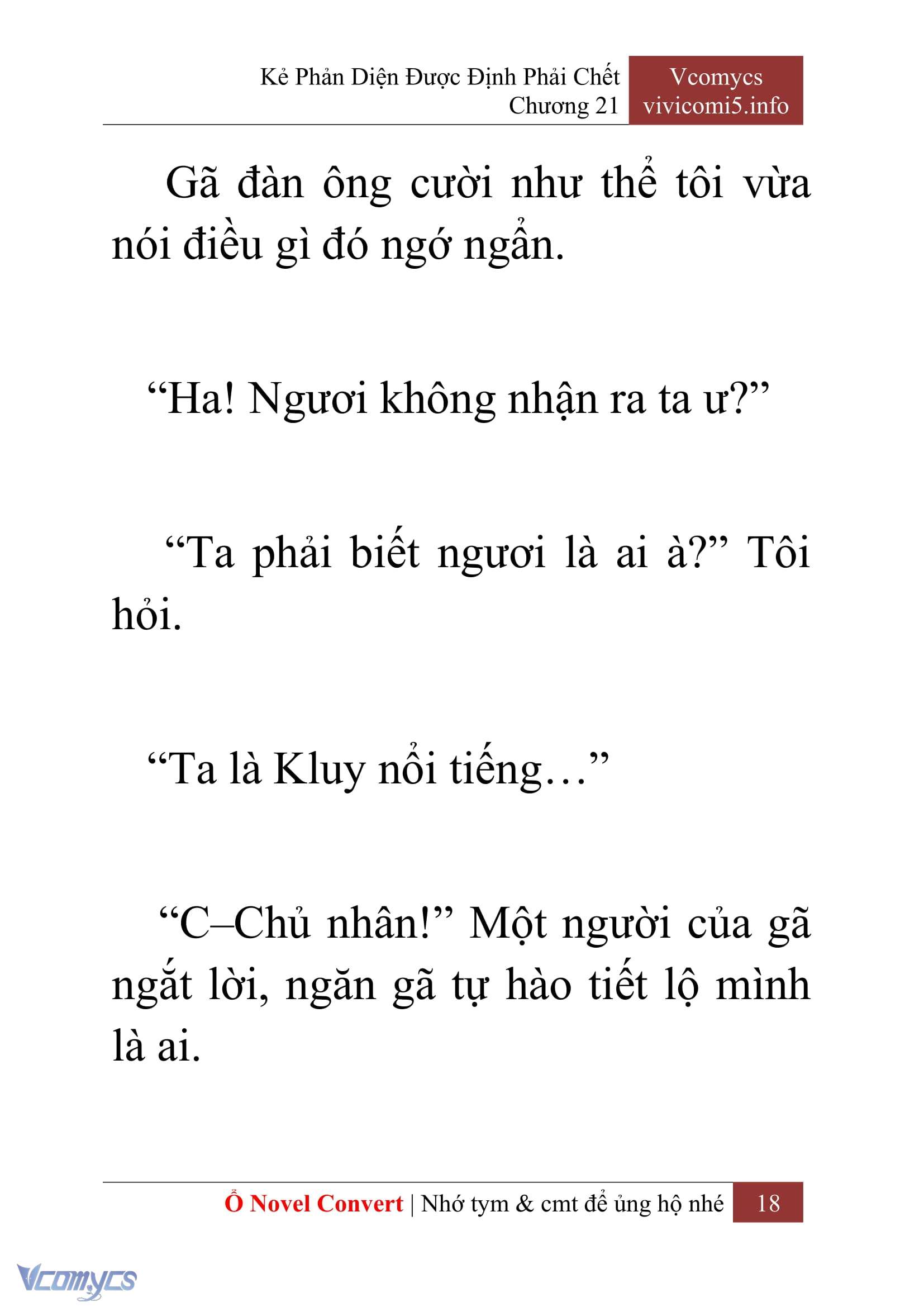 [Novel] Kẻ Phản Diện Được Định Phải Chết Chap 21 - Trang 2
