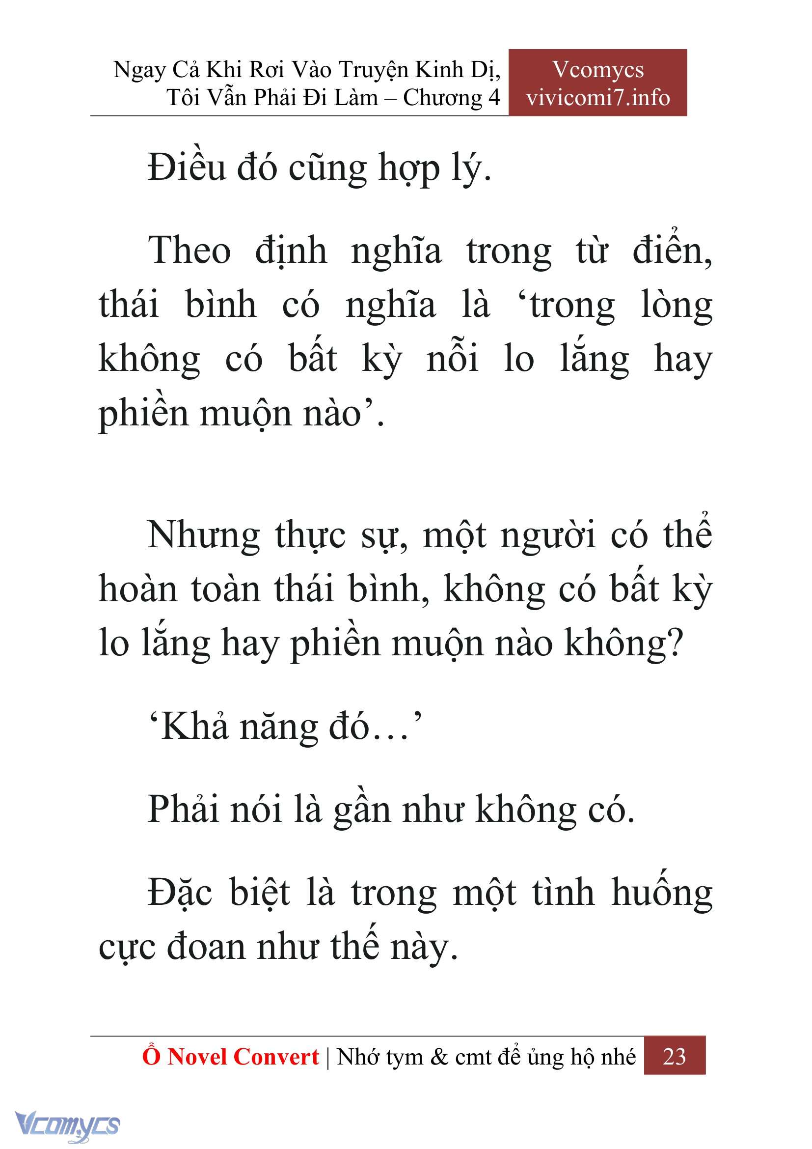 [Novel] Ngay Cả Khi Rơi Vào Truyện Kinh Dị, Tôi Vẫn Phải Đi Làm Chap 4 - Trang 2