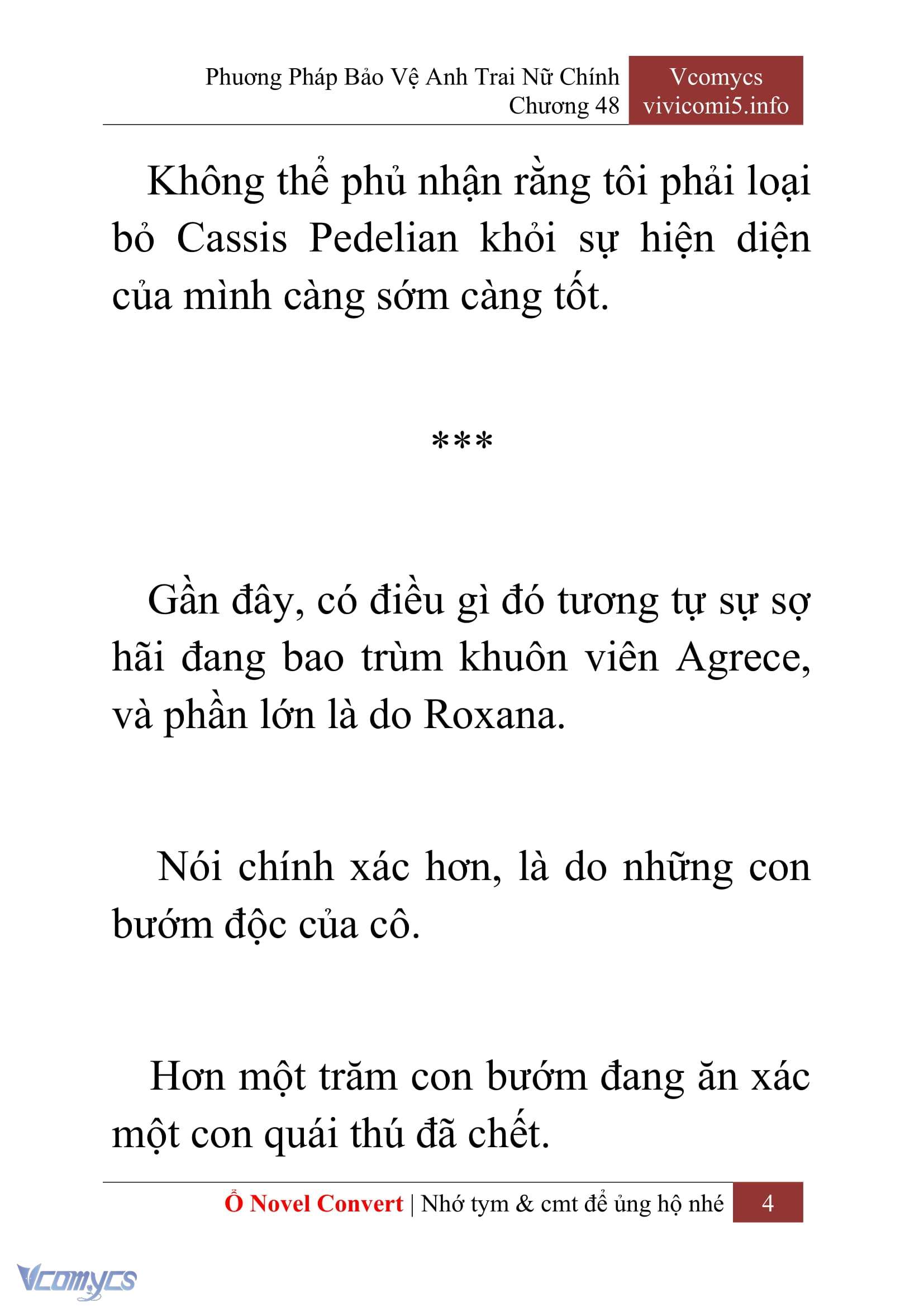 [Novel] Phương Pháp Bảo Vệ Anh Trai Nữ Chính Chap 48 - Trang 2