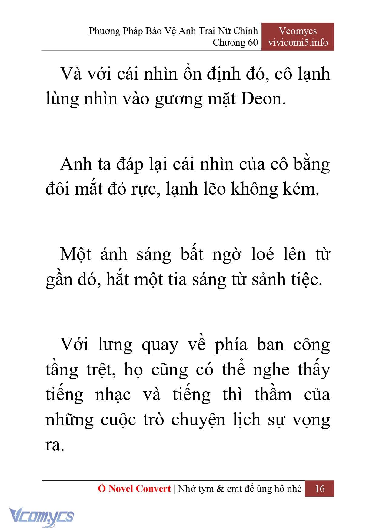 [Novel] Phương Pháp Bảo Vệ Anh Trai Nữ Chính Chap 60 - Trang 2