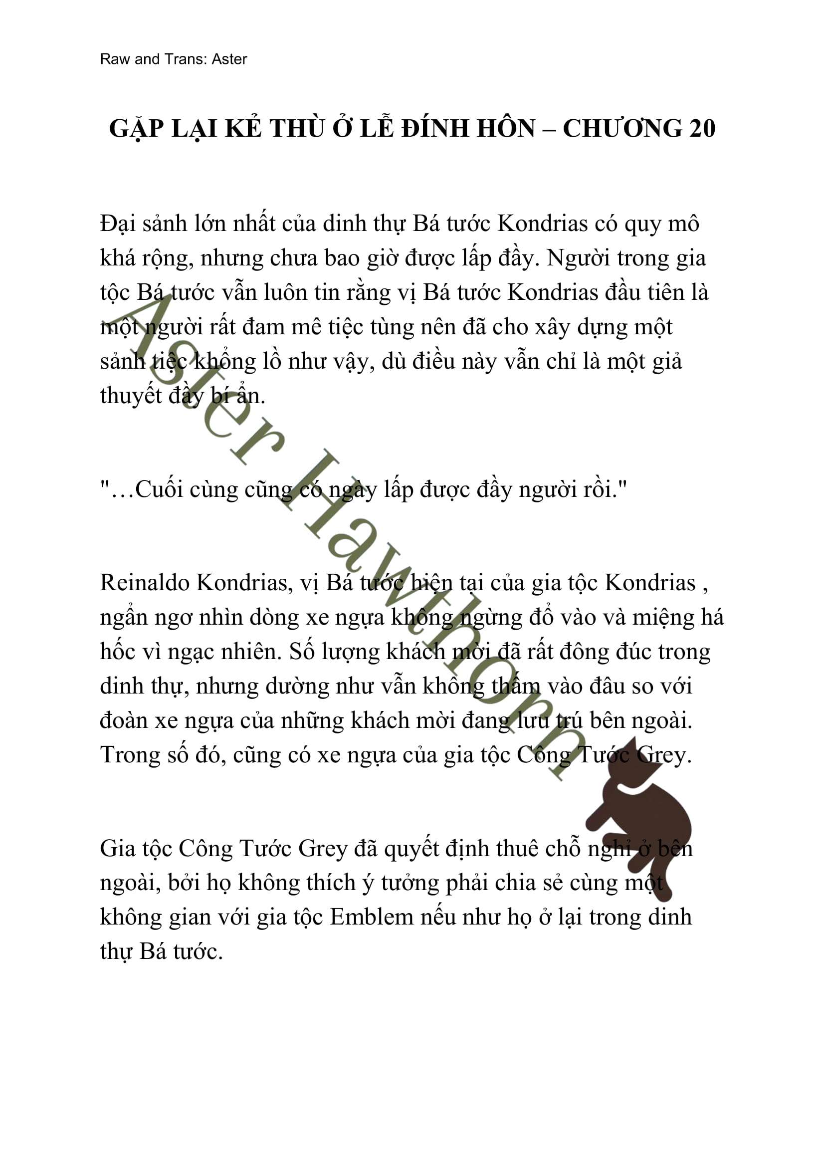 [NOVEL] Gặp Lại Kẻ Thù Ở Lễ Đính Hôn Chap 20 - Trang 2