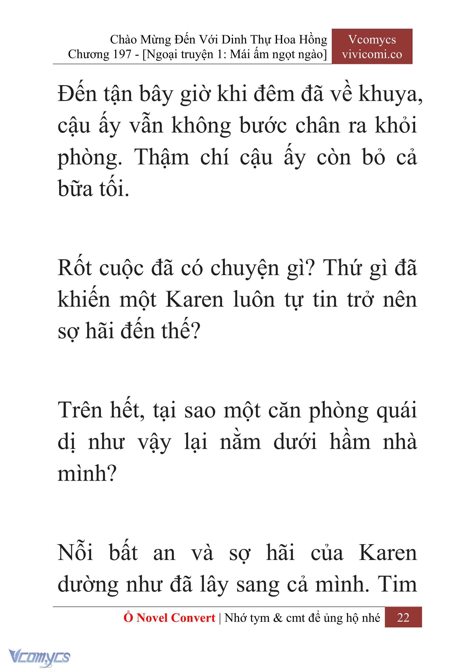 [Novel] Chào Mừng Đến Với Dinh Thự Hoa Hồng Chap 197 - Trang 2