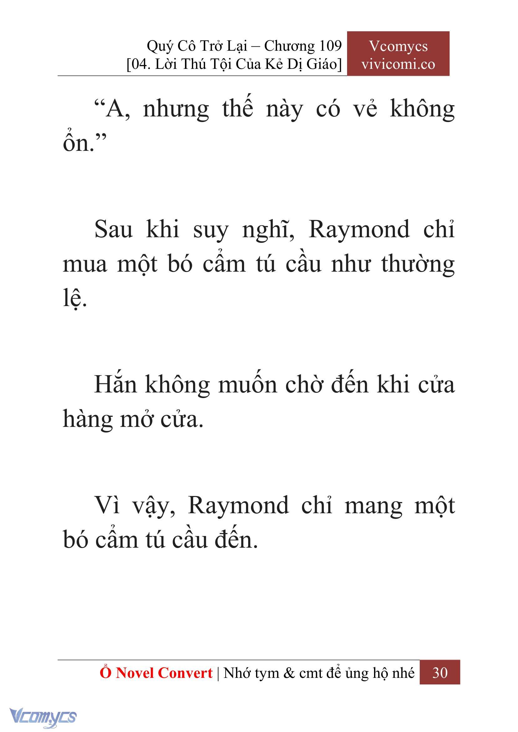 [Novel] Quý Cô Trở Lại Chap 109 - Trang 2