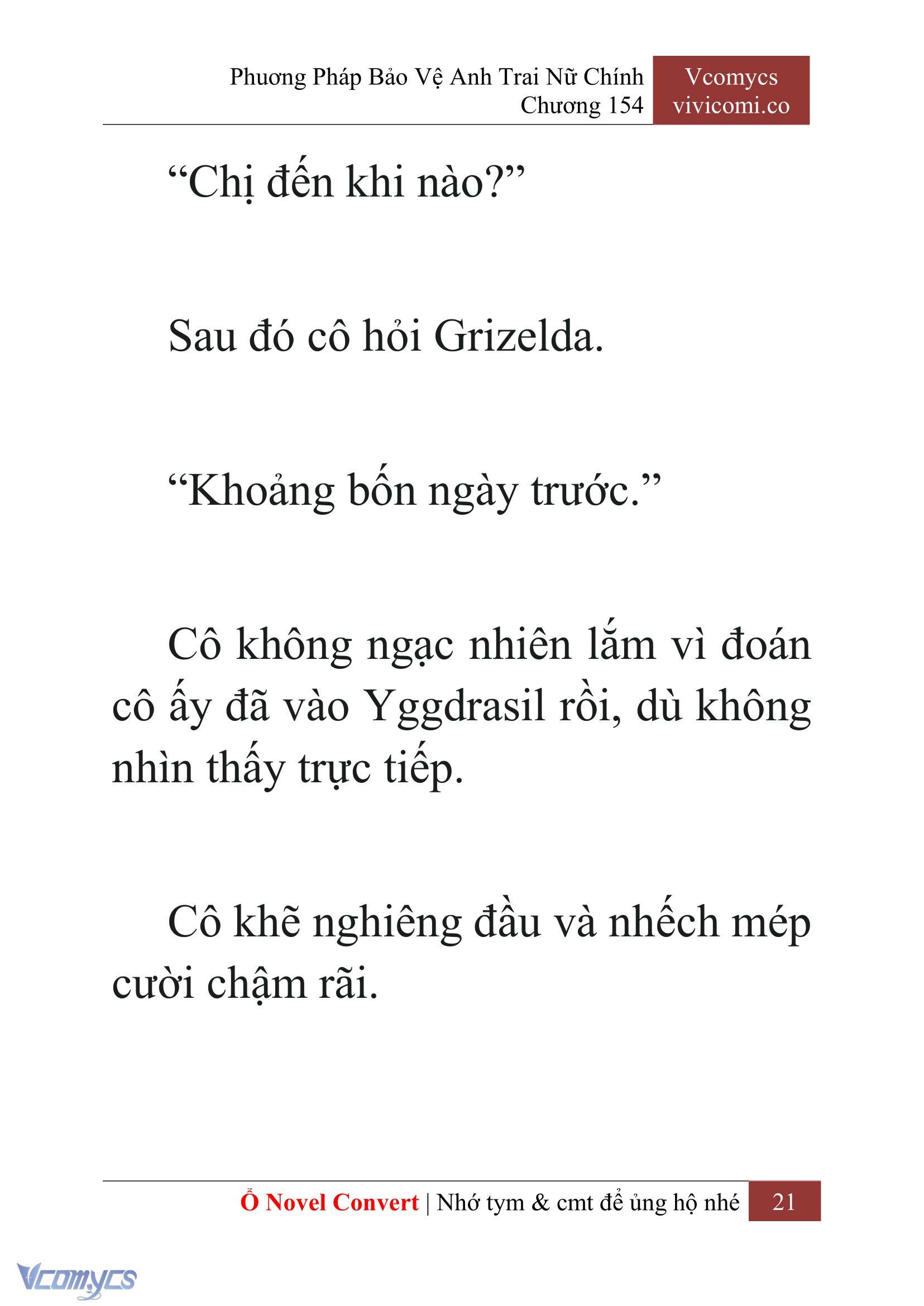 [Novel] Phương Pháp Bảo Vệ Anh Trai Nữ Chính Chap 154 - Trang 2