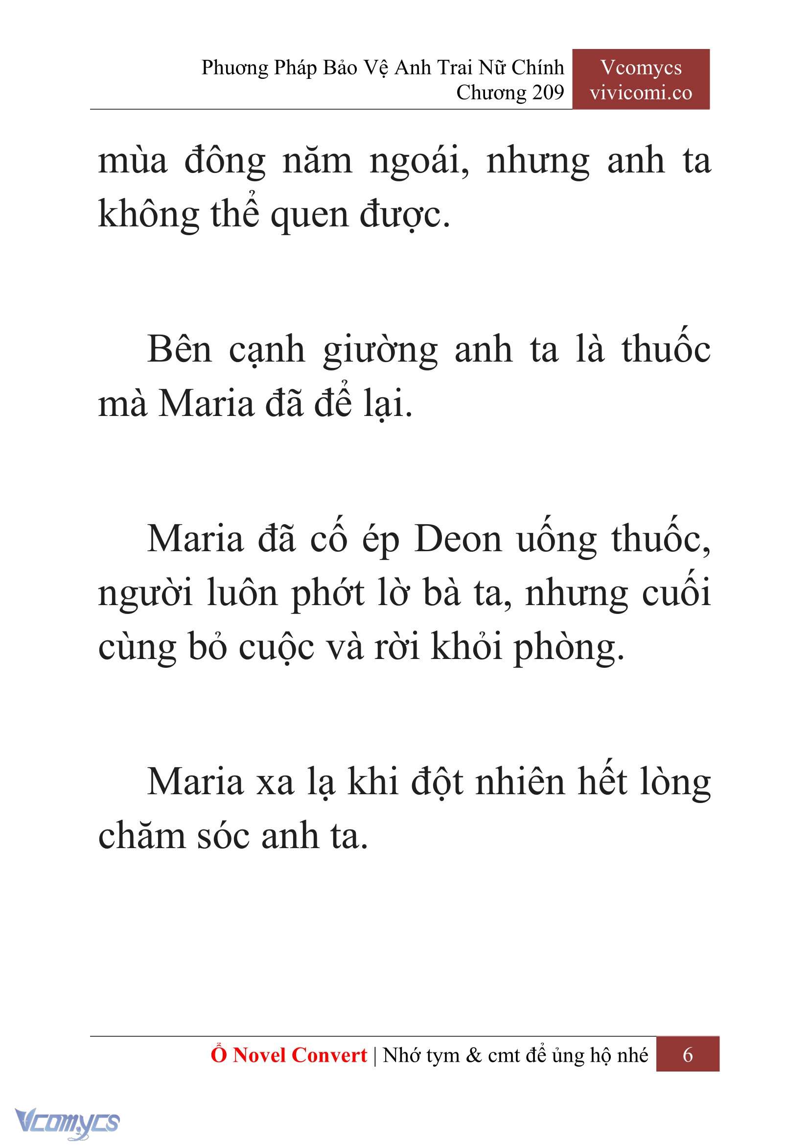[Novel] Phương Pháp Bảo Vệ Anh Trai Nữ Chính Chap 209 - Trang 2