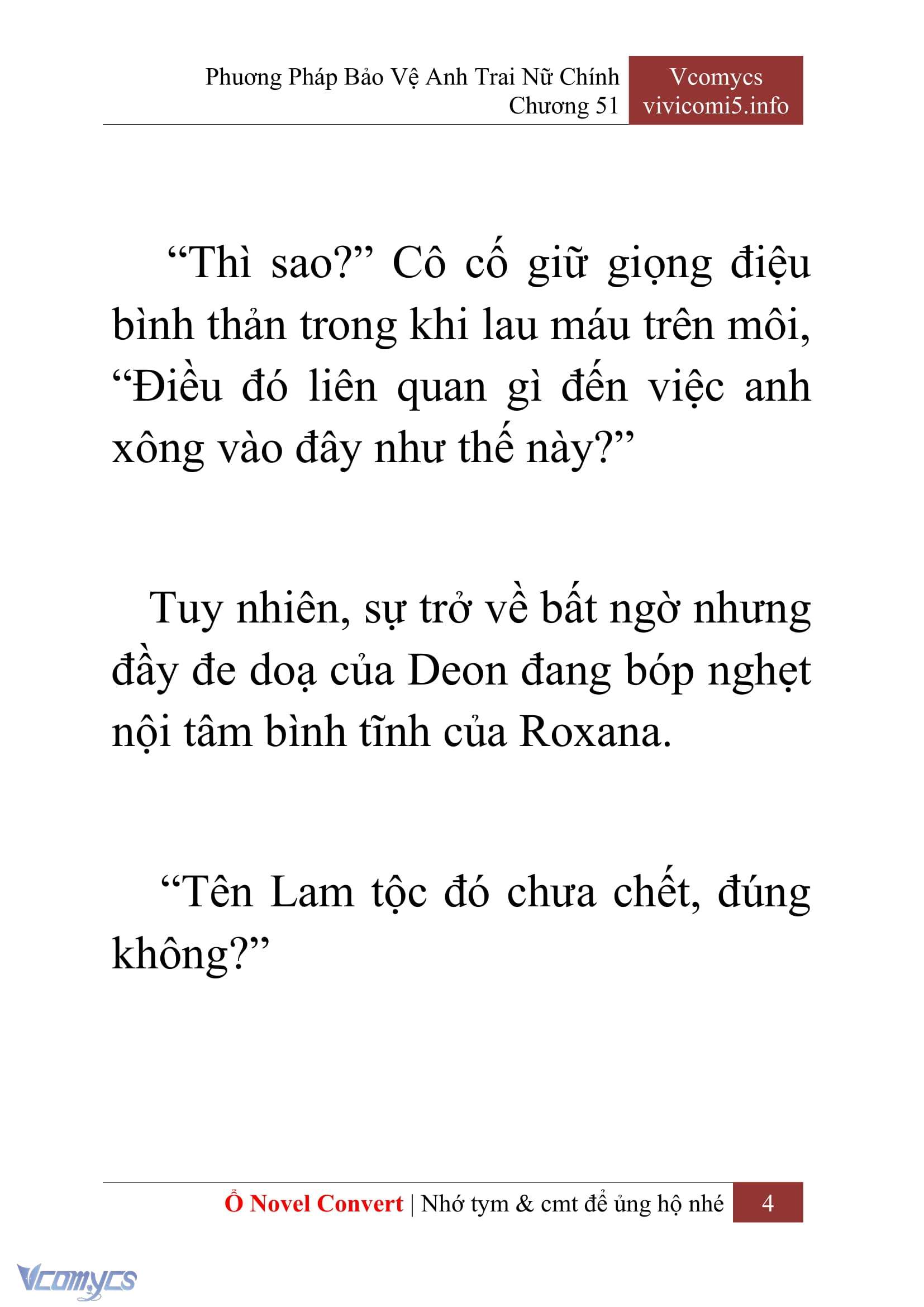 [Novel] Phương Pháp Bảo Vệ Anh Trai Nữ Chính Chap 51 - Trang 2