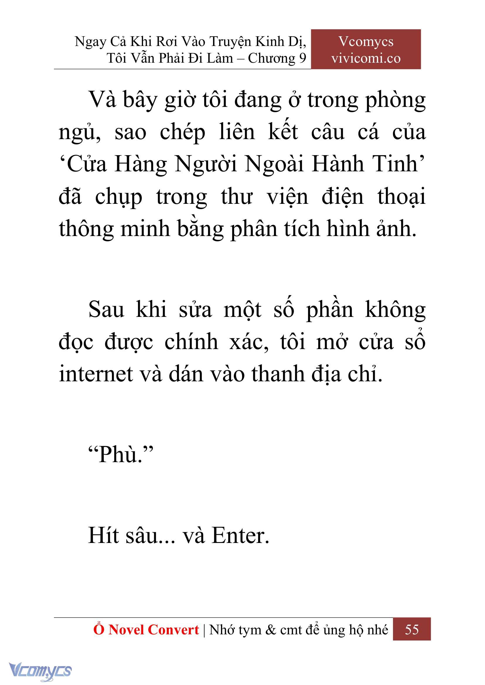 [Novel] Ngay Cả Khi Rơi Vào Truyện Kinh Dị, Tôi Vẫn Phải Đi Làm Chap 9 - Trang 2