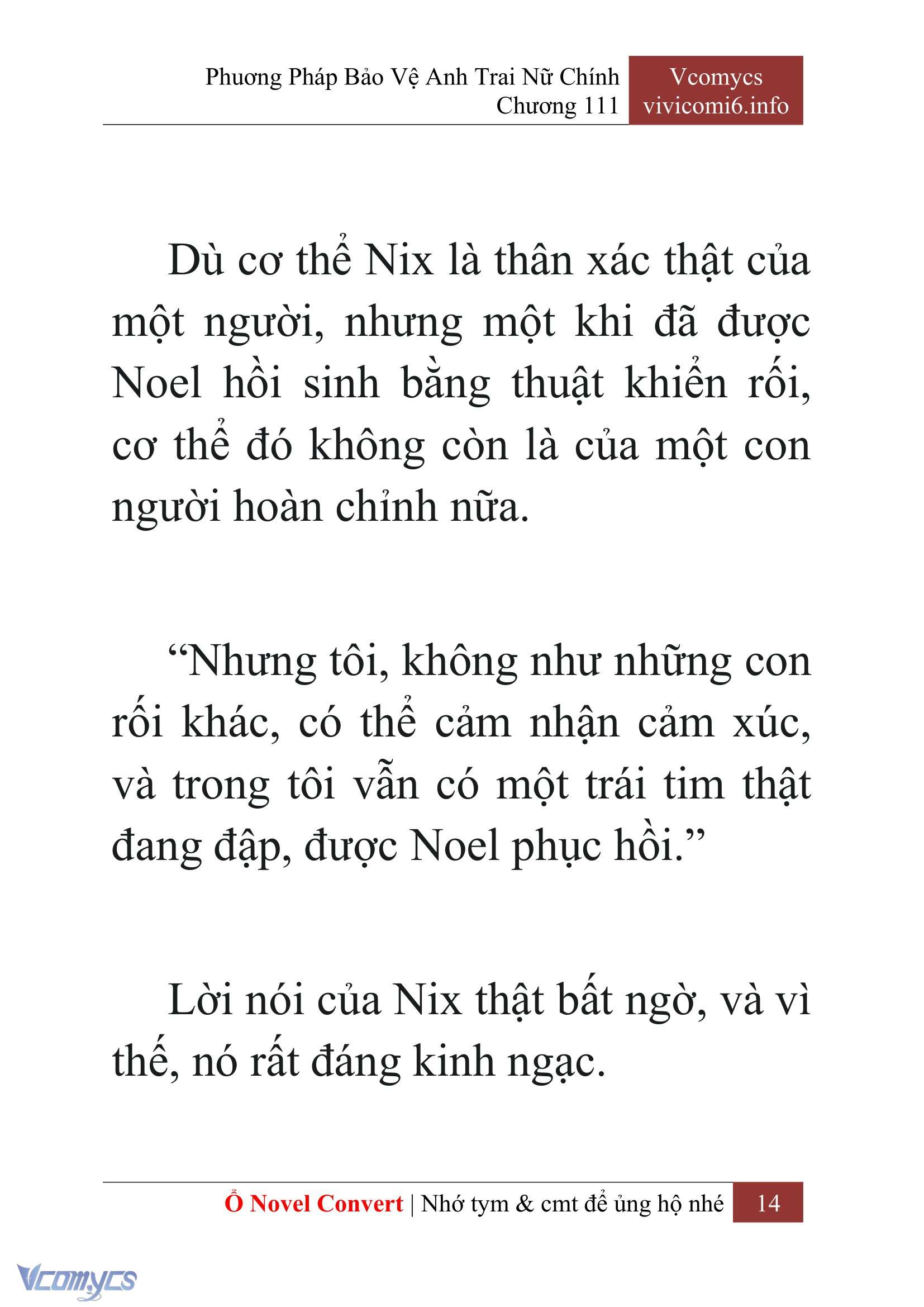 [Novel] Phương Pháp Bảo Vệ Anh Trai Nữ Chính Chap 111 - Trang 2