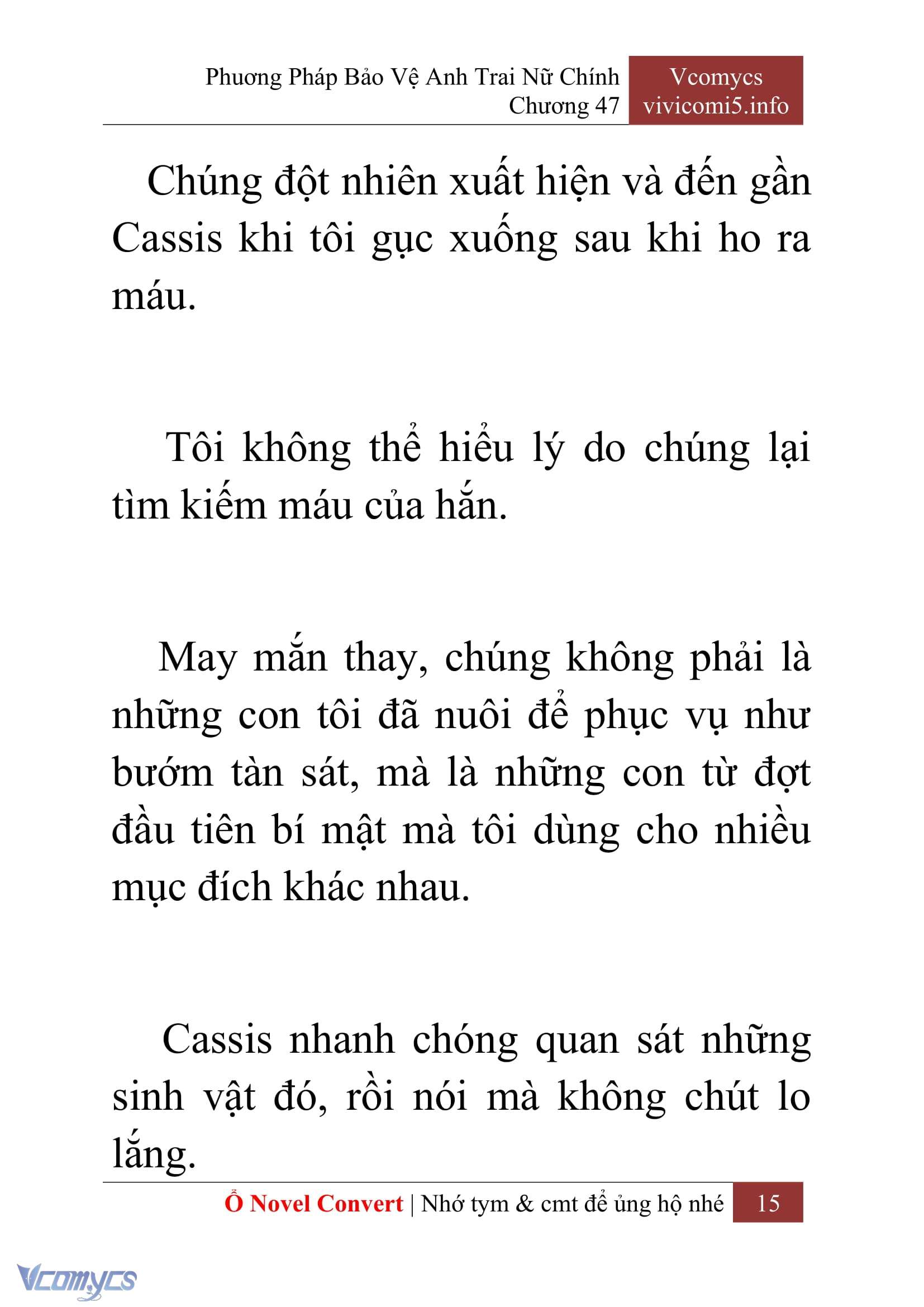 [Novel] Phương Pháp Bảo Vệ Anh Trai Nữ Chính Chap 47 - Trang 2