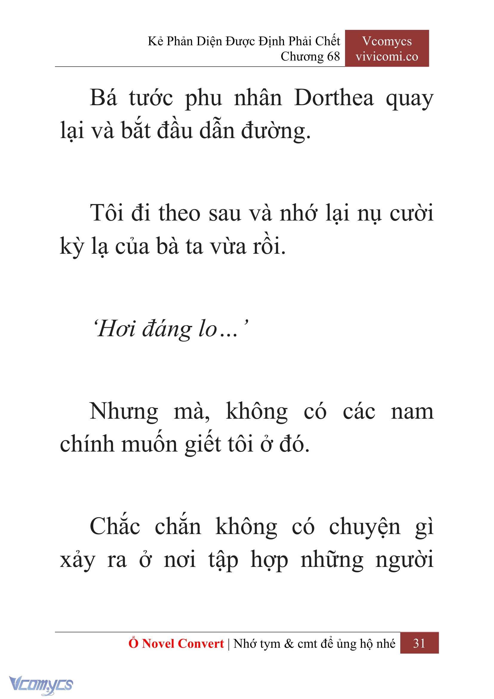 [Novel] Kẻ Phản Diện Được Định Phải Chết Chap 68 - Next Chap 69