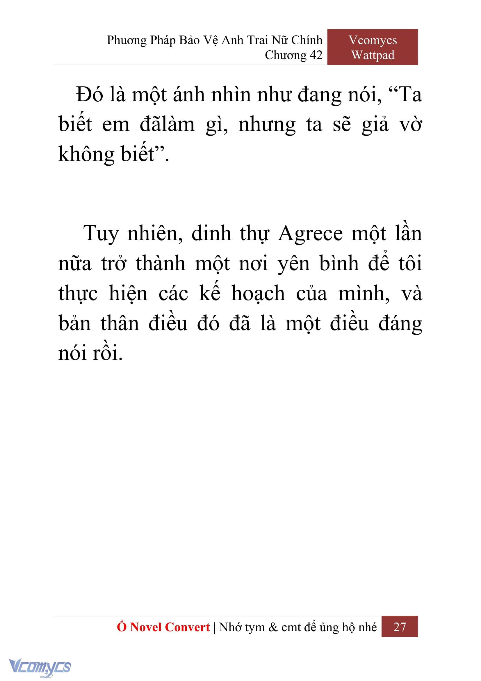 [Novel] Phương Pháp Bảo Vệ Anh Trai Nữ Chính Chap 42 - Trang 2