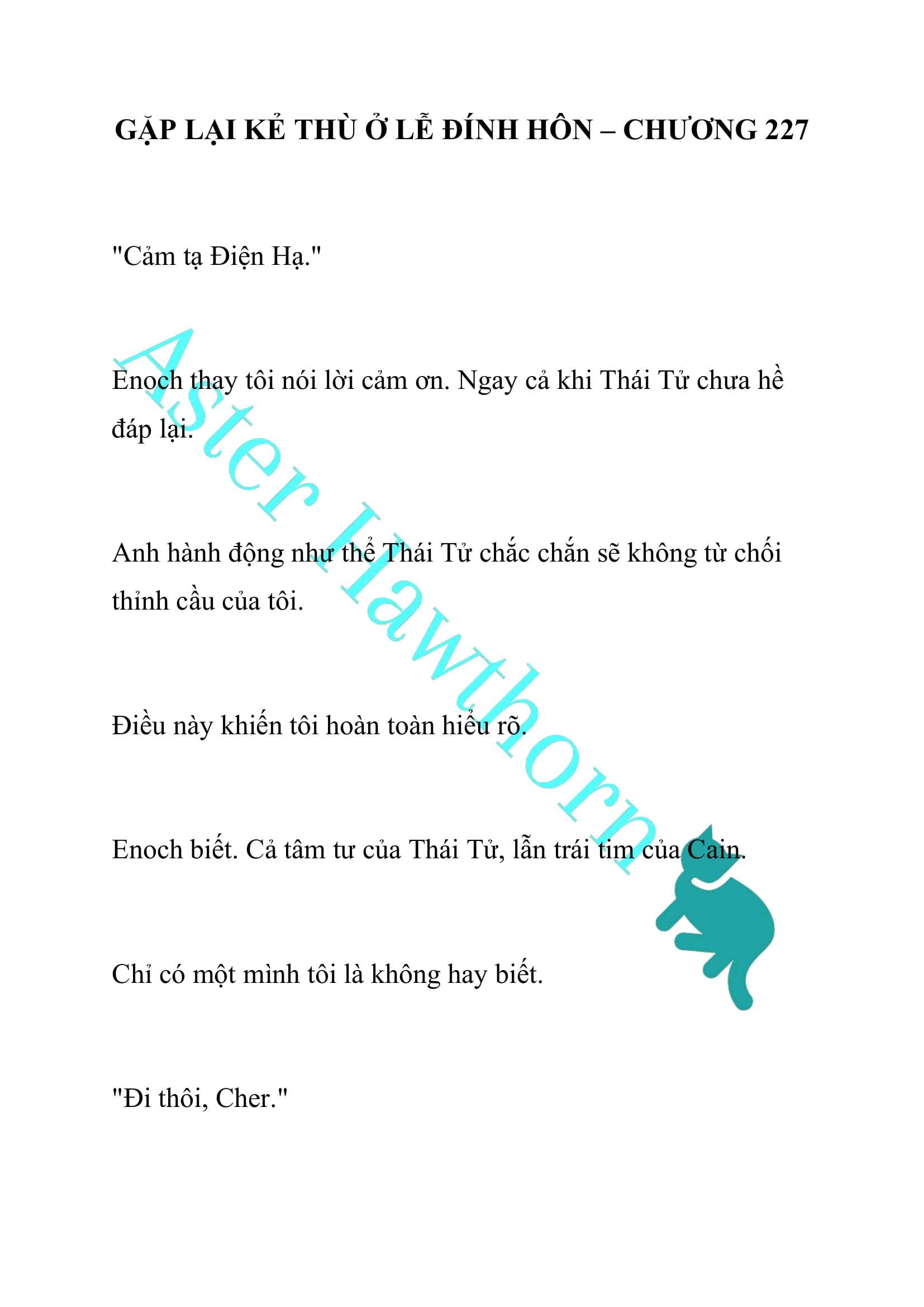 [NOVEL] Gặp Lại Kẻ Thù Ở Lễ Đính Hôn Chap 227 - Trang 2