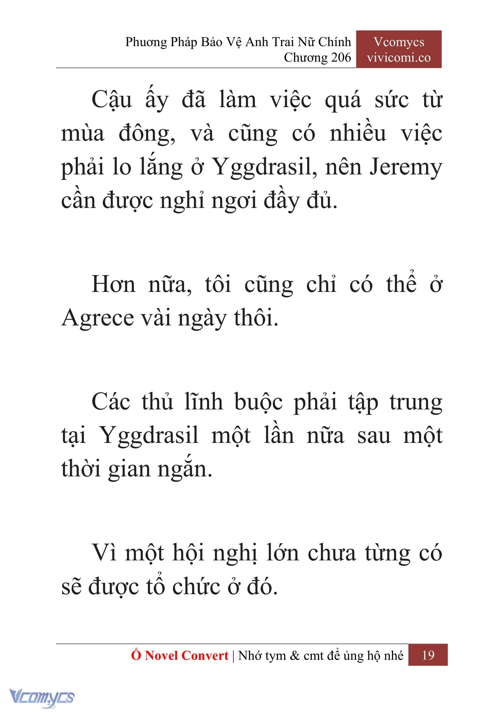 [Novel] Phương Pháp Bảo Vệ Anh Trai Nữ Chính Chap 206 - Trang 2