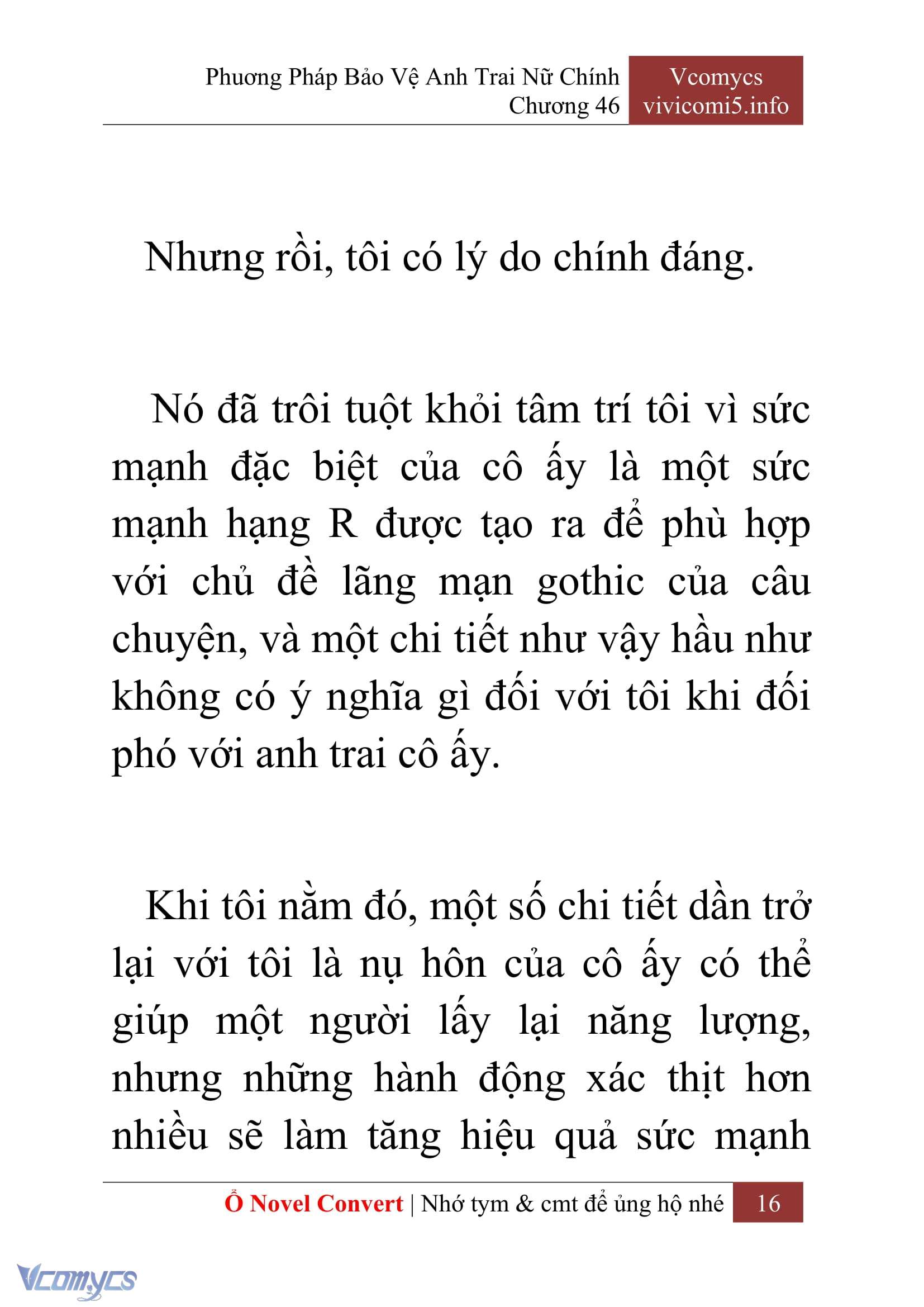[Novel] Phương Pháp Bảo Vệ Anh Trai Nữ Chính Chap 46 - Trang 2