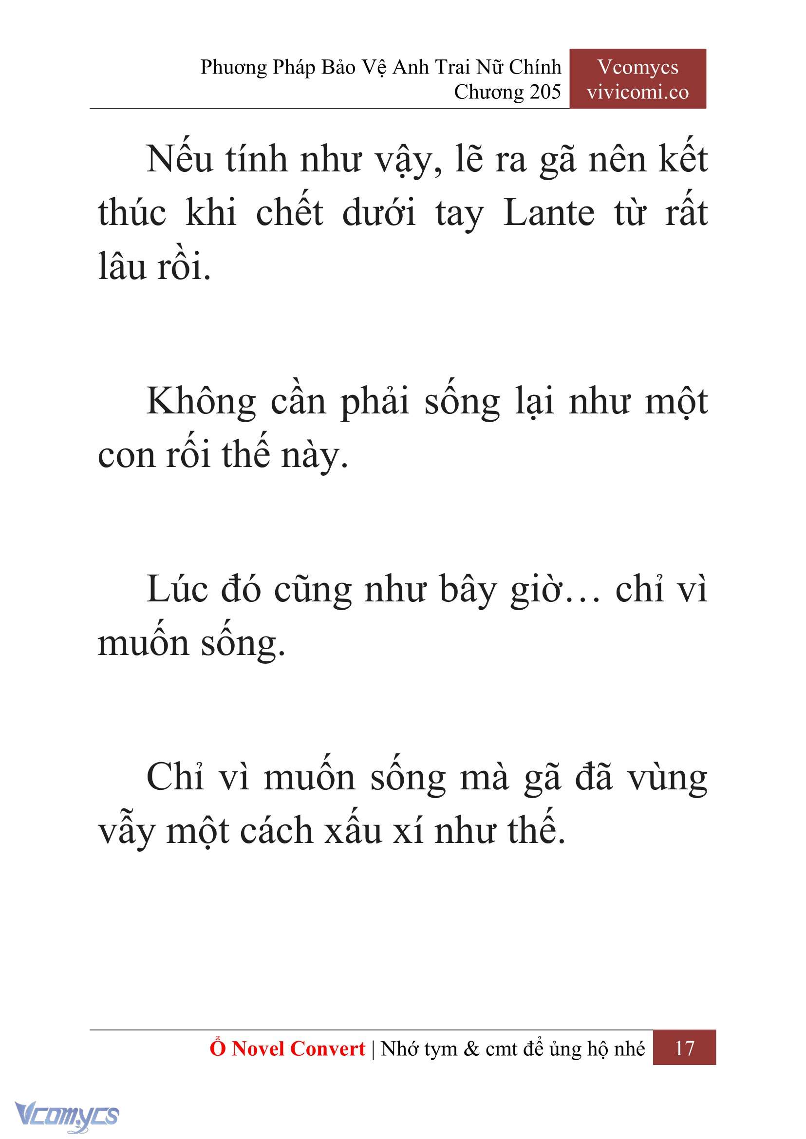 [Novel] Phương Pháp Bảo Vệ Anh Trai Nữ Chính Chap 205 - Trang 2