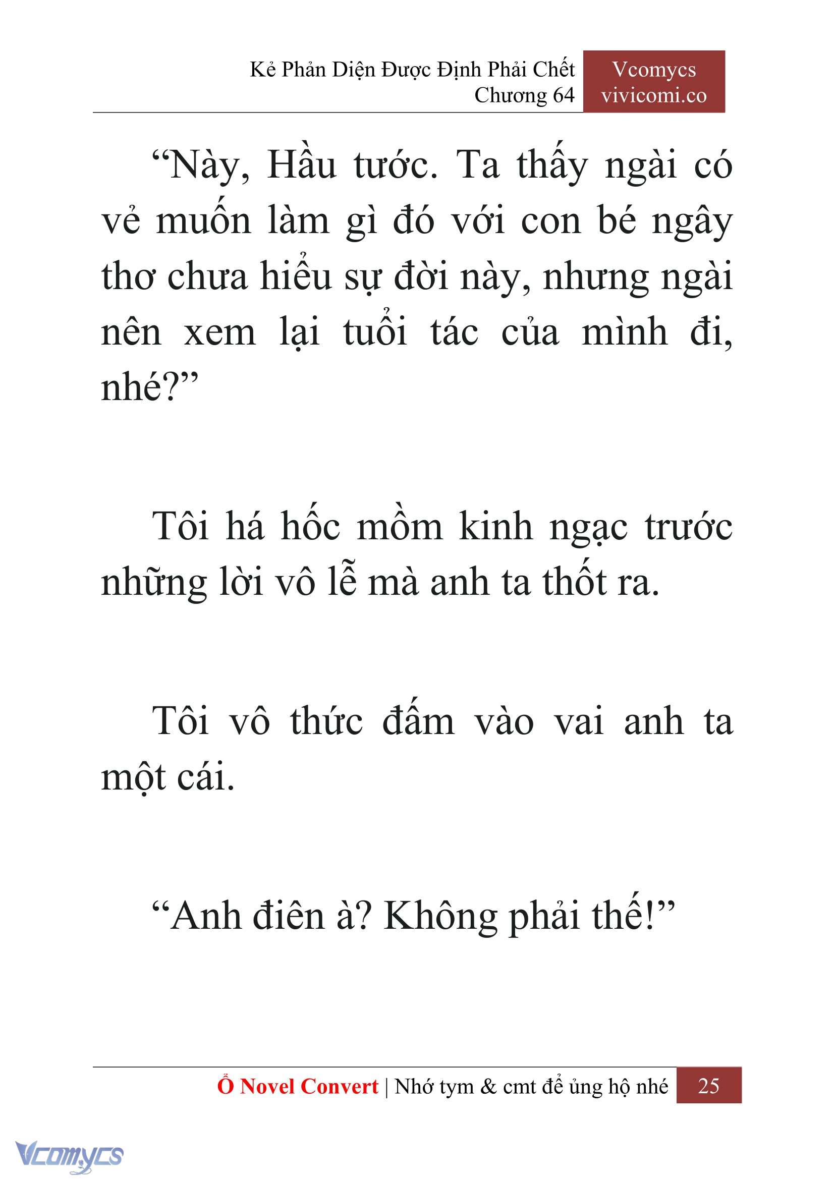 [Novel] Kẻ Phản Diện Được Định Phải Chết Chap 64 - Trang 2
