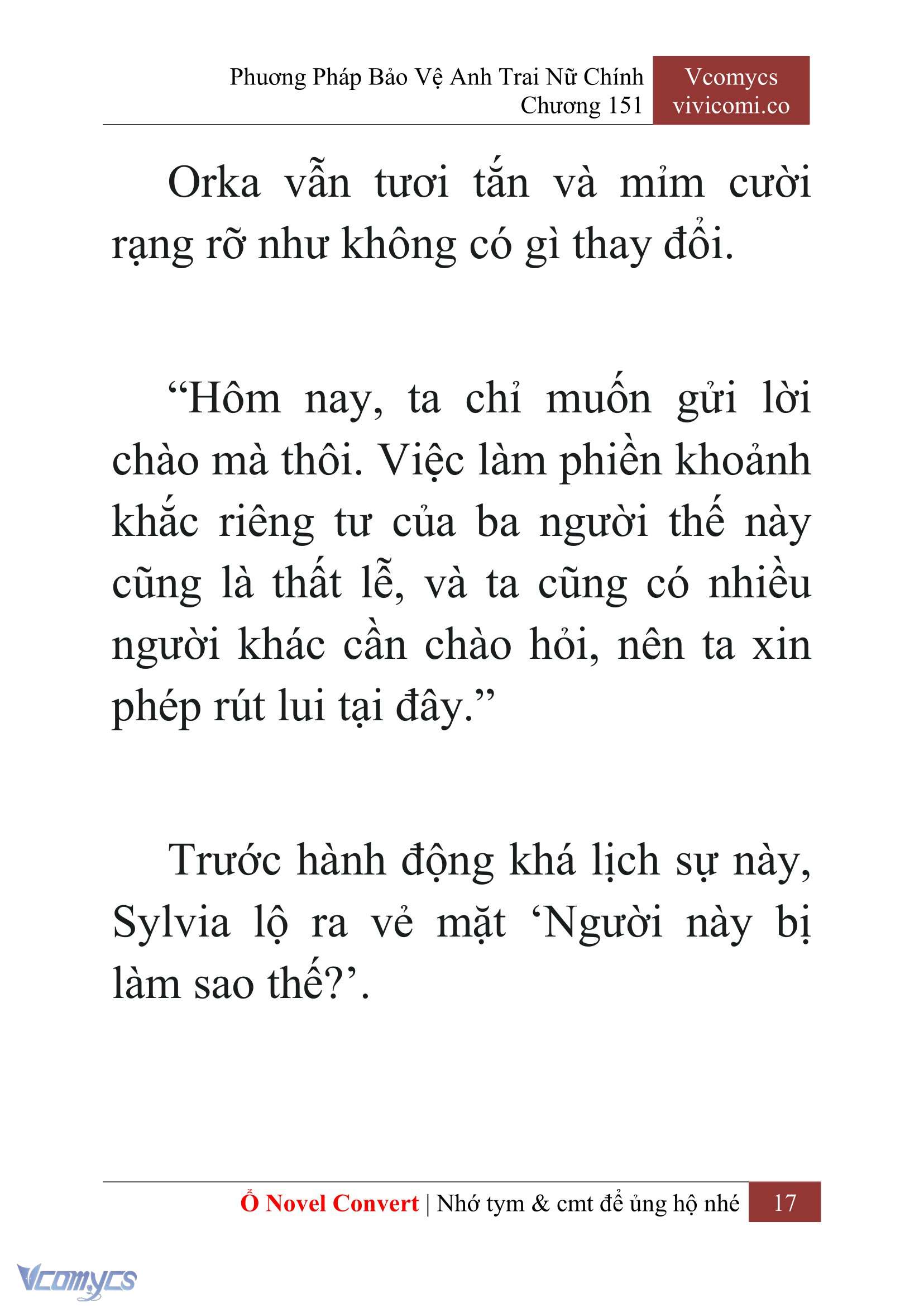 [Novel] Phương Pháp Bảo Vệ Anh Trai Nữ Chính Chap 151 - Trang 2