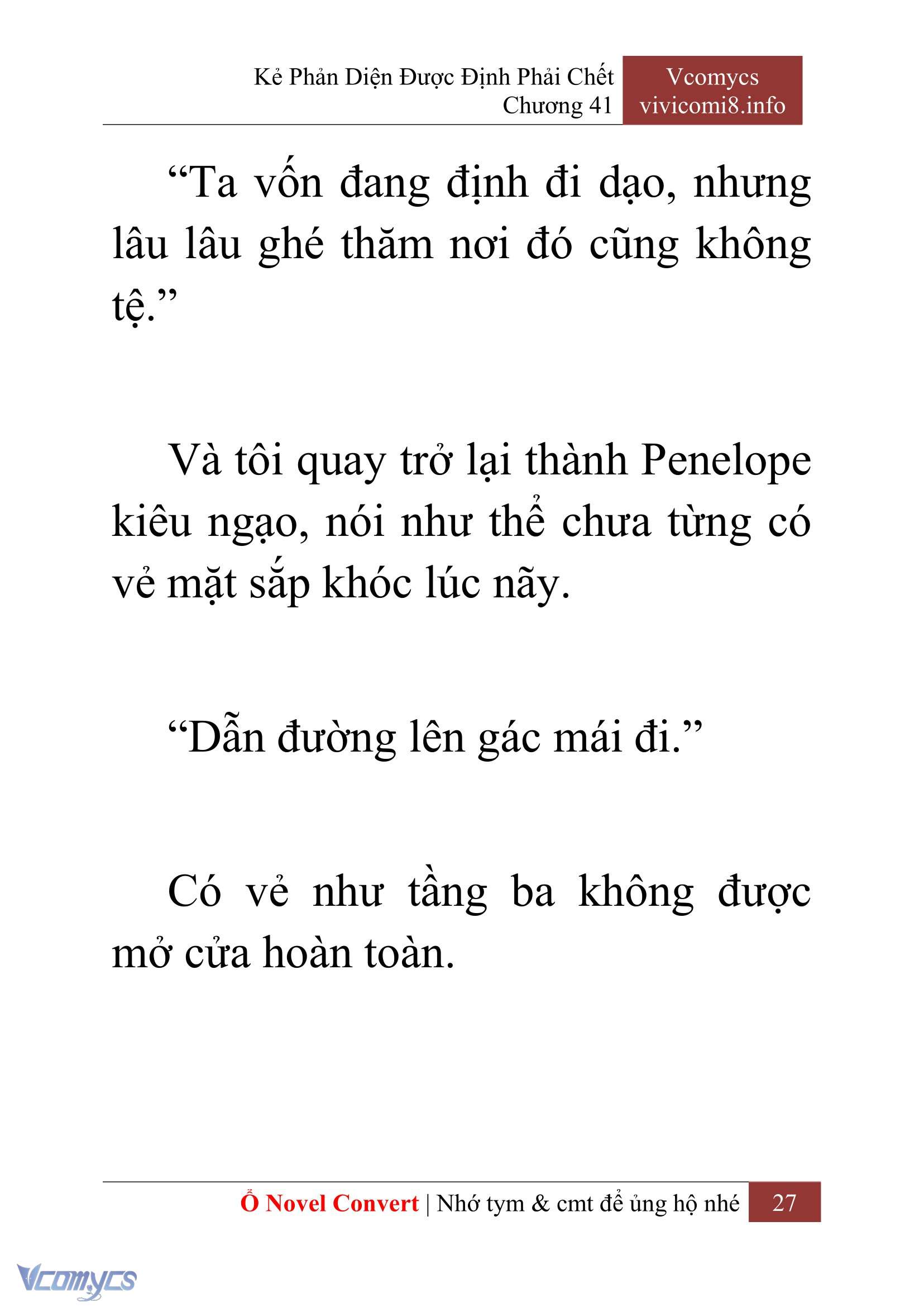 [Novel] Kẻ Phản Diện Được Định Phải Chết Chap 41 - Trang 2