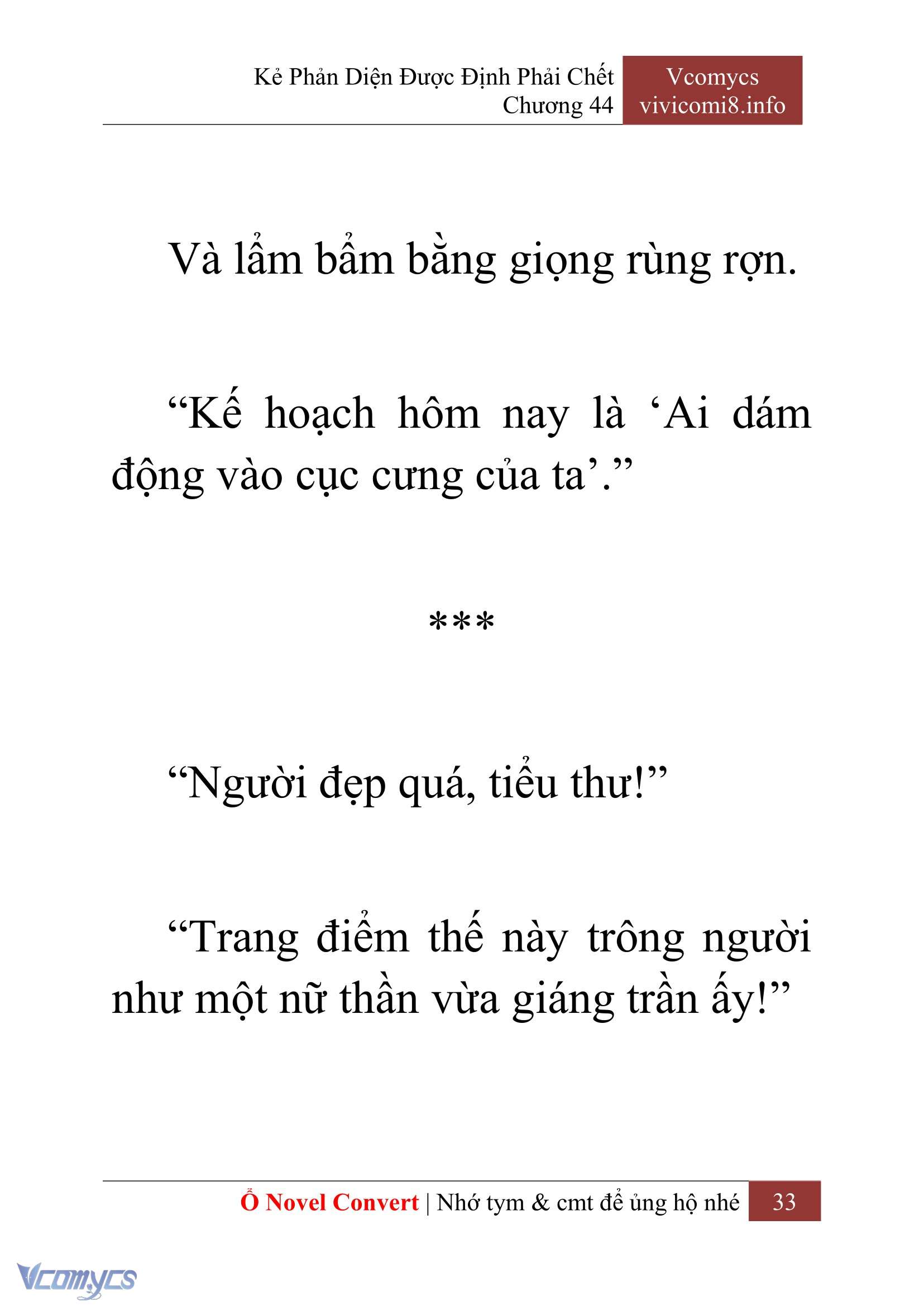 [Novel] Kẻ Phản Diện Được Định Phải Chết Chap 44 - Trang 2