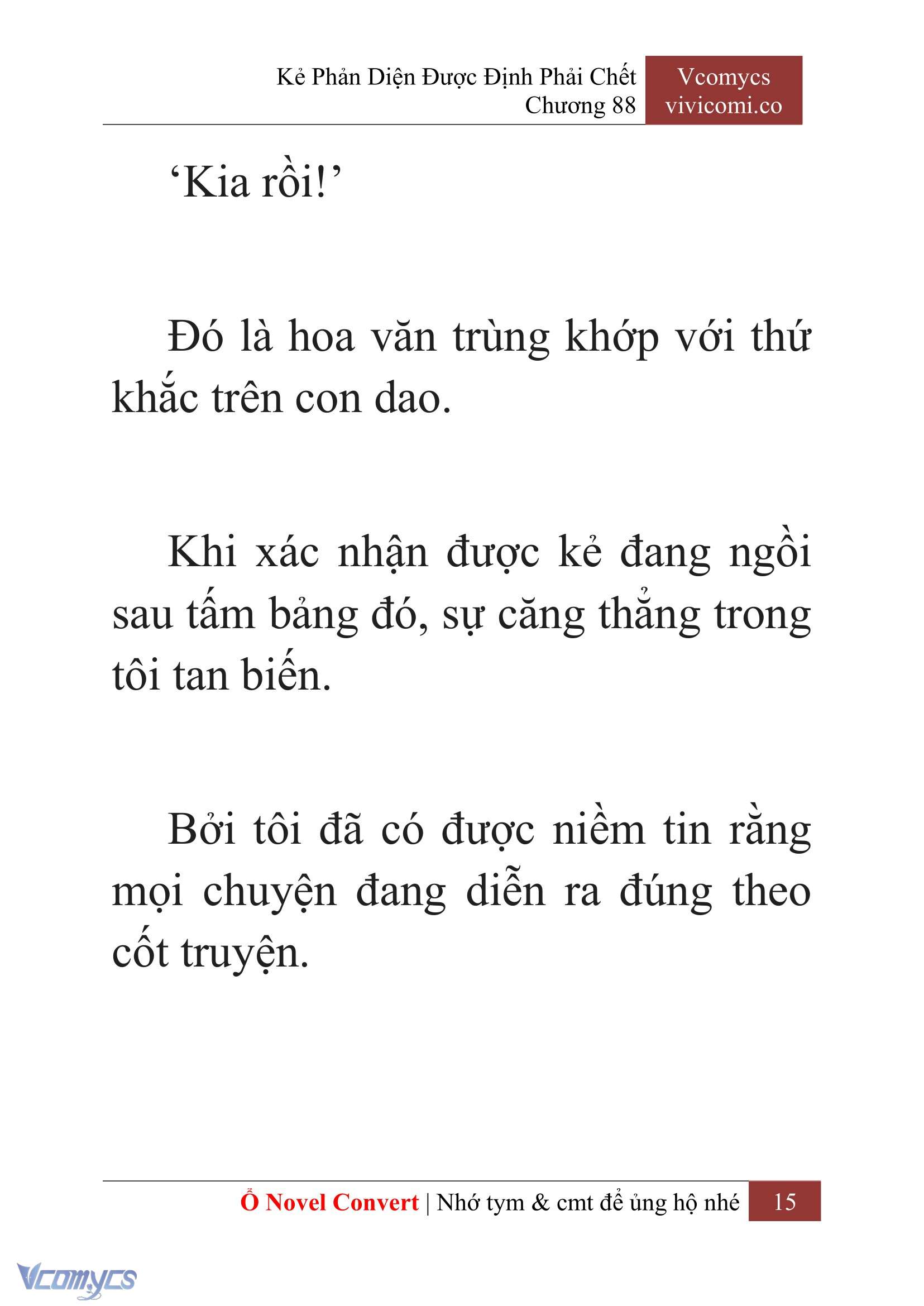 [Novel] Kẻ Phản Diện Được Định Phải Chết Chap 88 - Trang 2
