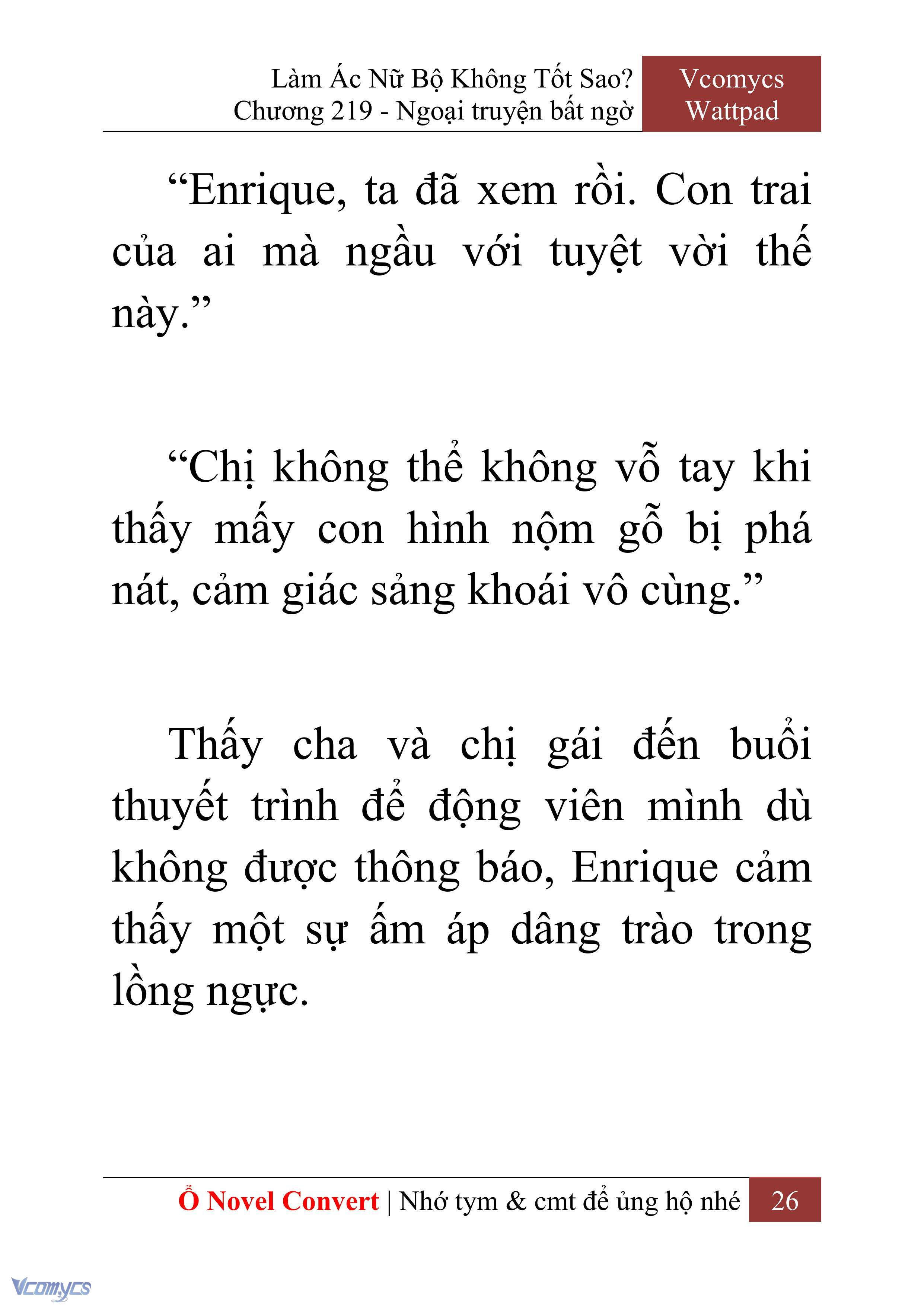 [Novel] Làm Ác Nữ Bộ Không Tốt Sao? Chap 219 - Trang 2