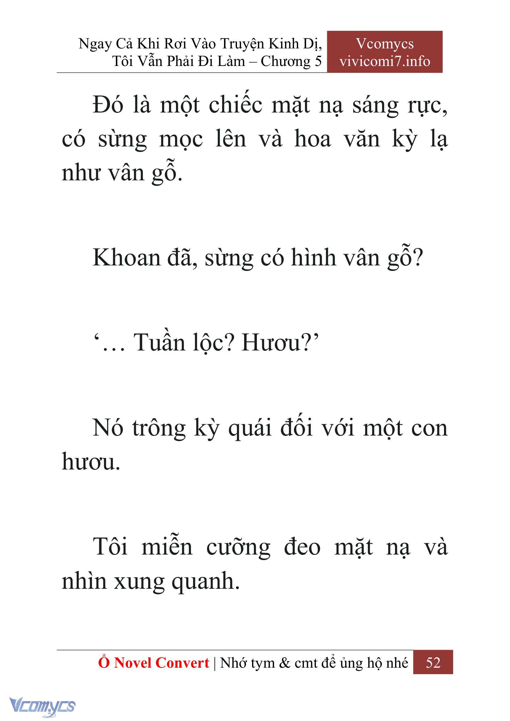 [Novel] Ngay Cả Khi Rơi Vào Truyện Kinh Dị, Tôi Vẫn Phải Đi Làm Chap 5 - Trang 2
