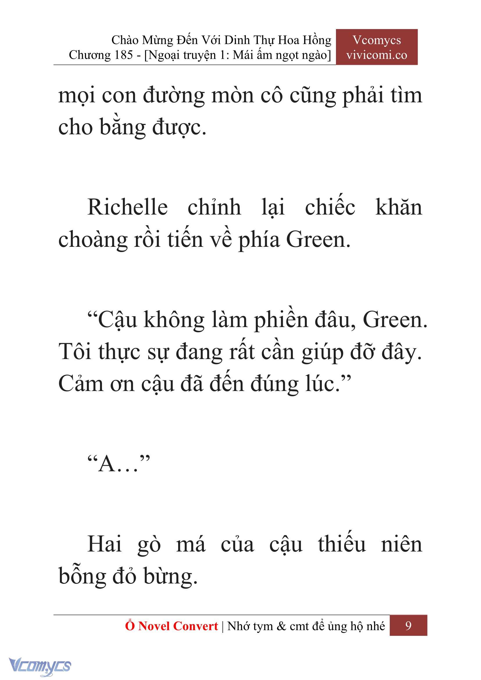 [Novel] Chào Mừng Đến Với Dinh Thự Hoa Hồng Chap 185 - Trang 2