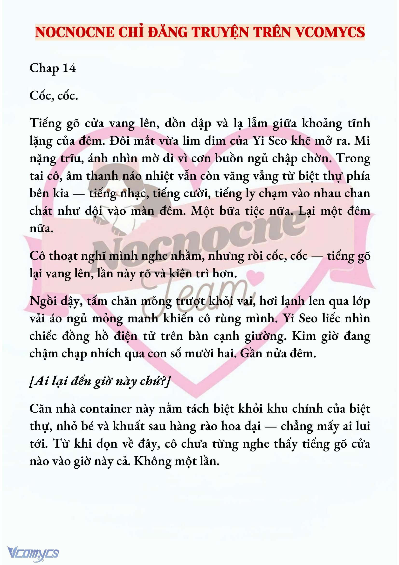 [NOVEL] NGỌN ĐÈN BIỆT VIỆN KHÔNG BAO GIỜ TẮT Chap 14 - Trang 2