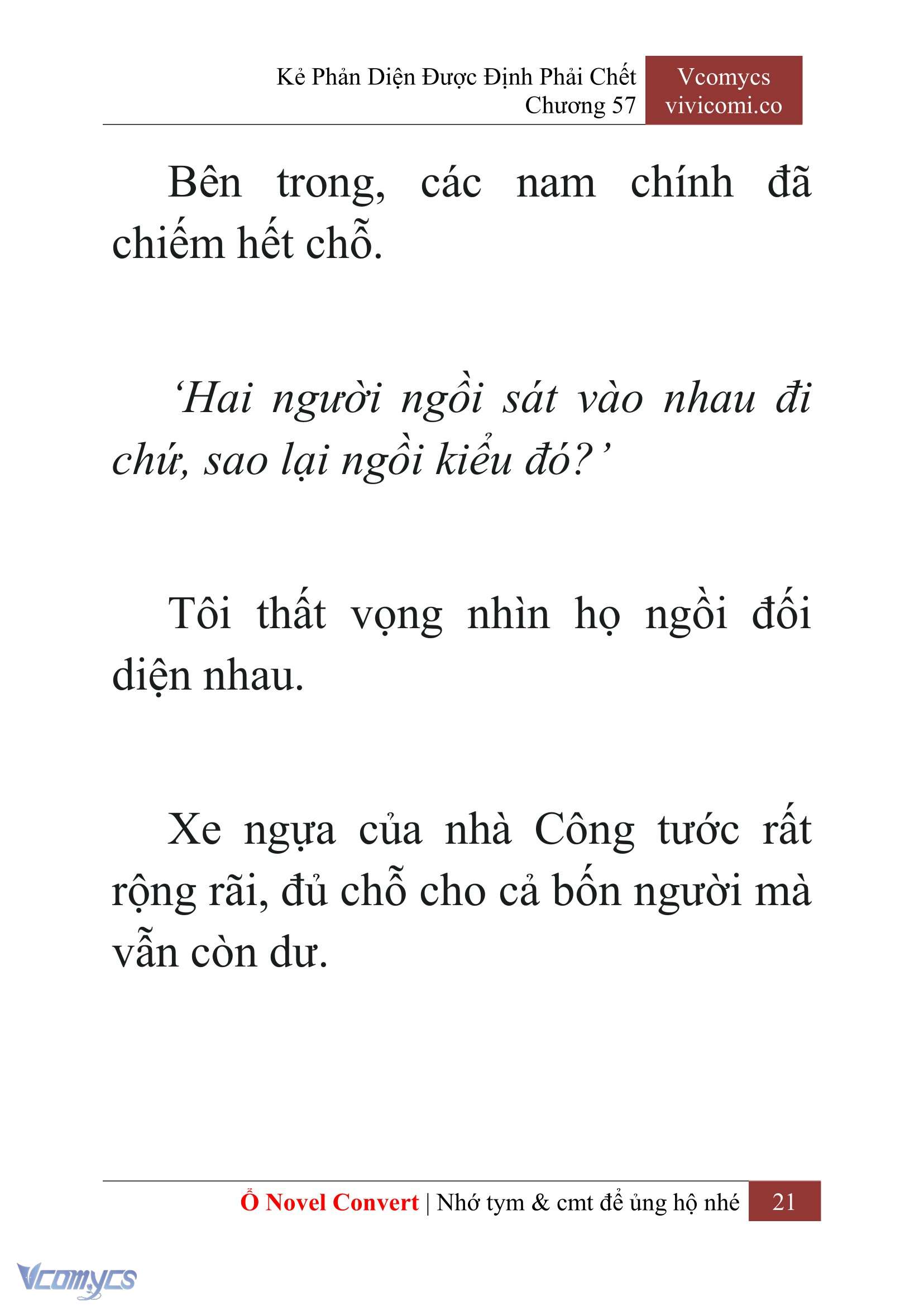 [Novel] Kẻ Phản Diện Được Định Phải Chết Chap 57 - Trang 2