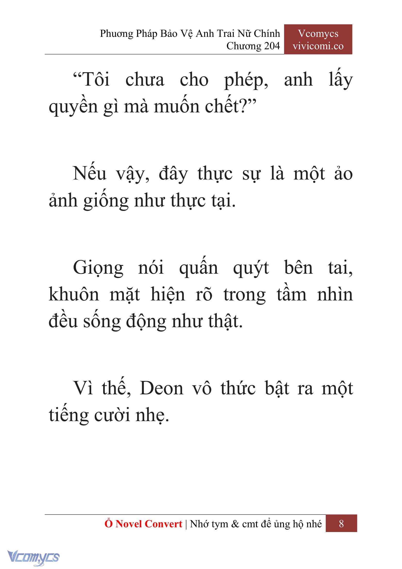 [Novel] Phương Pháp Bảo Vệ Anh Trai Nữ Chính Chap 204 - Trang 2