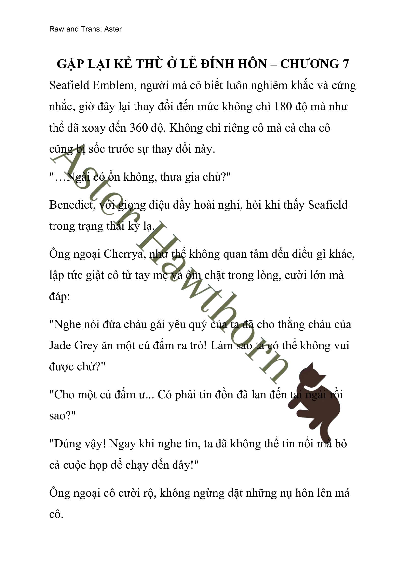 [NOVEL] Gặp Lại Kẻ Thù Ở Lễ Đính Hôn Chap 7 - Trang 2