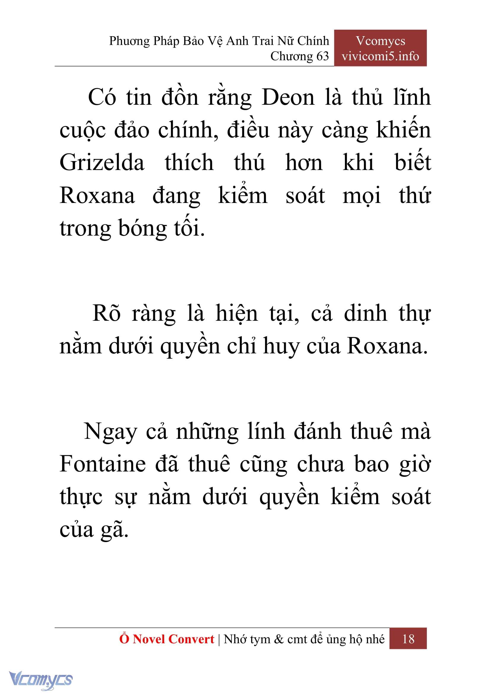 [Novel] Phương Pháp Bảo Vệ Anh Trai Nữ Chính Chap 63 - Trang 2