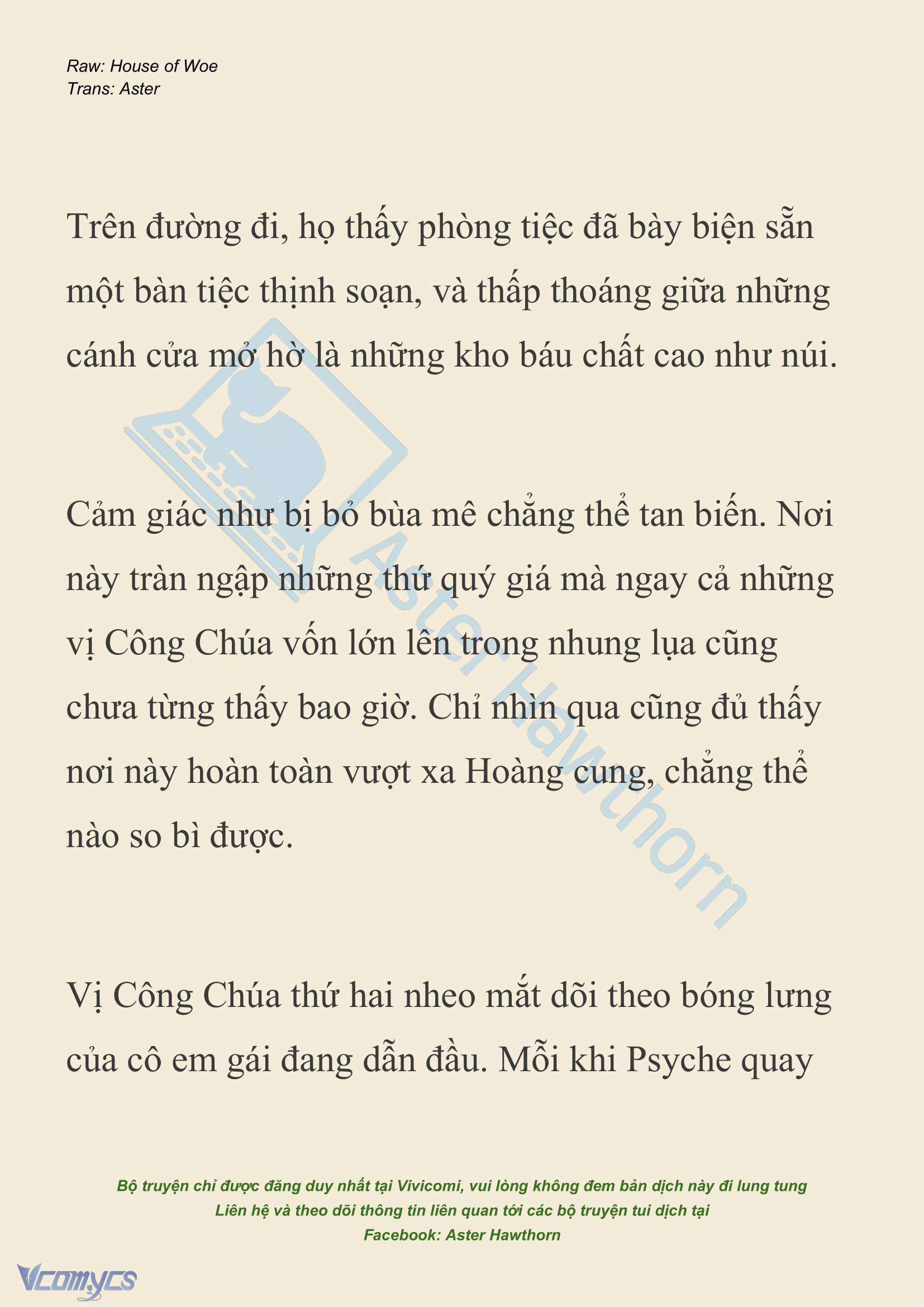 [NOVEL] Dành Cho Các Nữ Thần: Dành cho Psyche Chap 31 - Trang 2