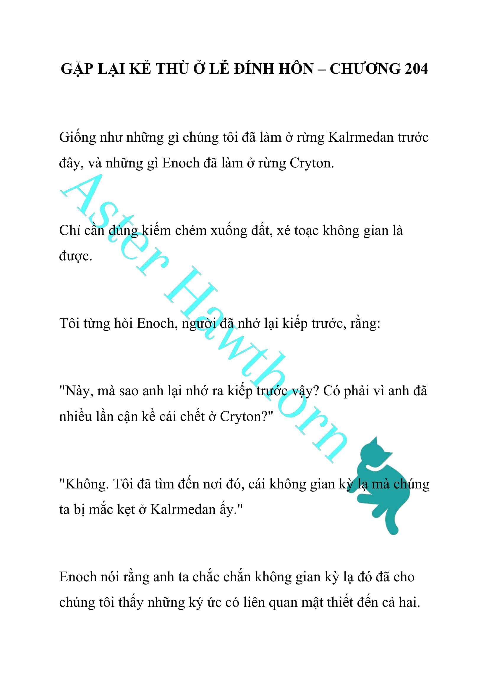 [NOVEL] Gặp Lại Kẻ Thù Ở Lễ Đính Hôn Chap 204 - Trang 2