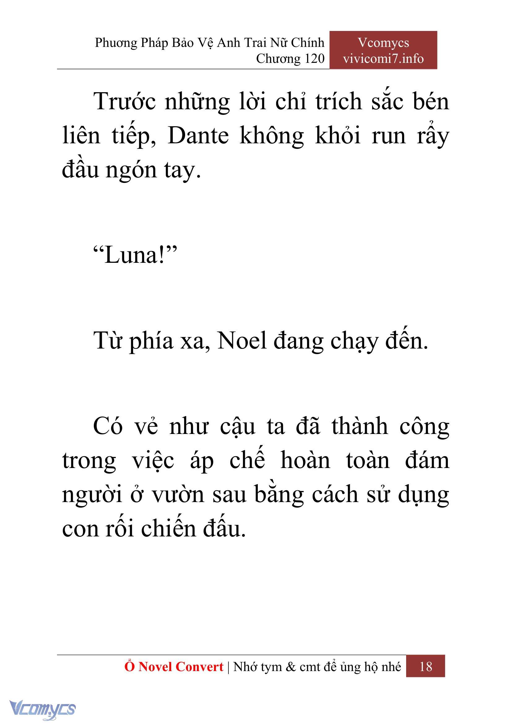 [Novel] Phương Pháp Bảo Vệ Anh Trai Nữ Chính Chap 120 - Trang 2