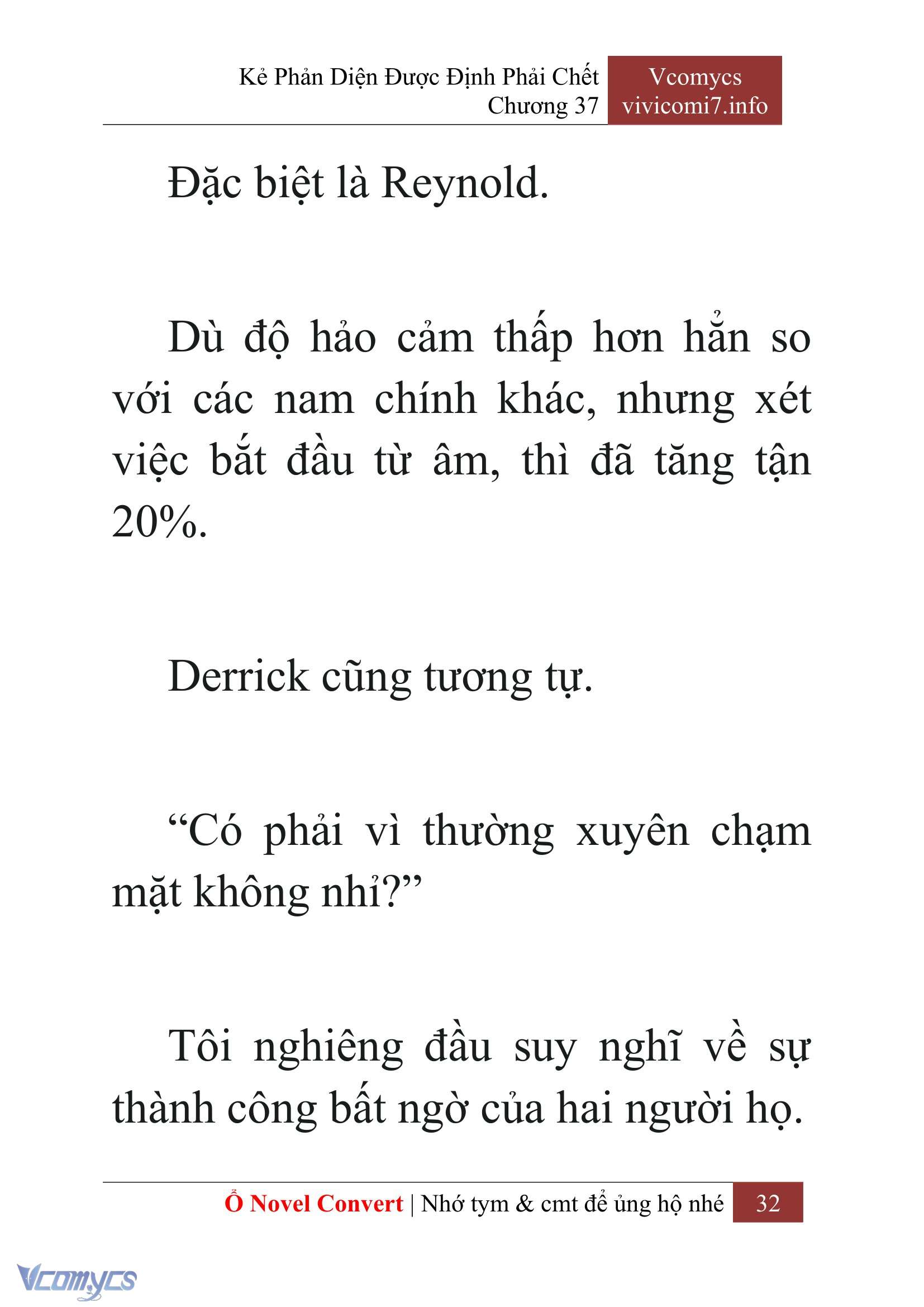 [Novel] Kẻ Phản Diện Được Định Phải Chết Chap 37 - Trang 2