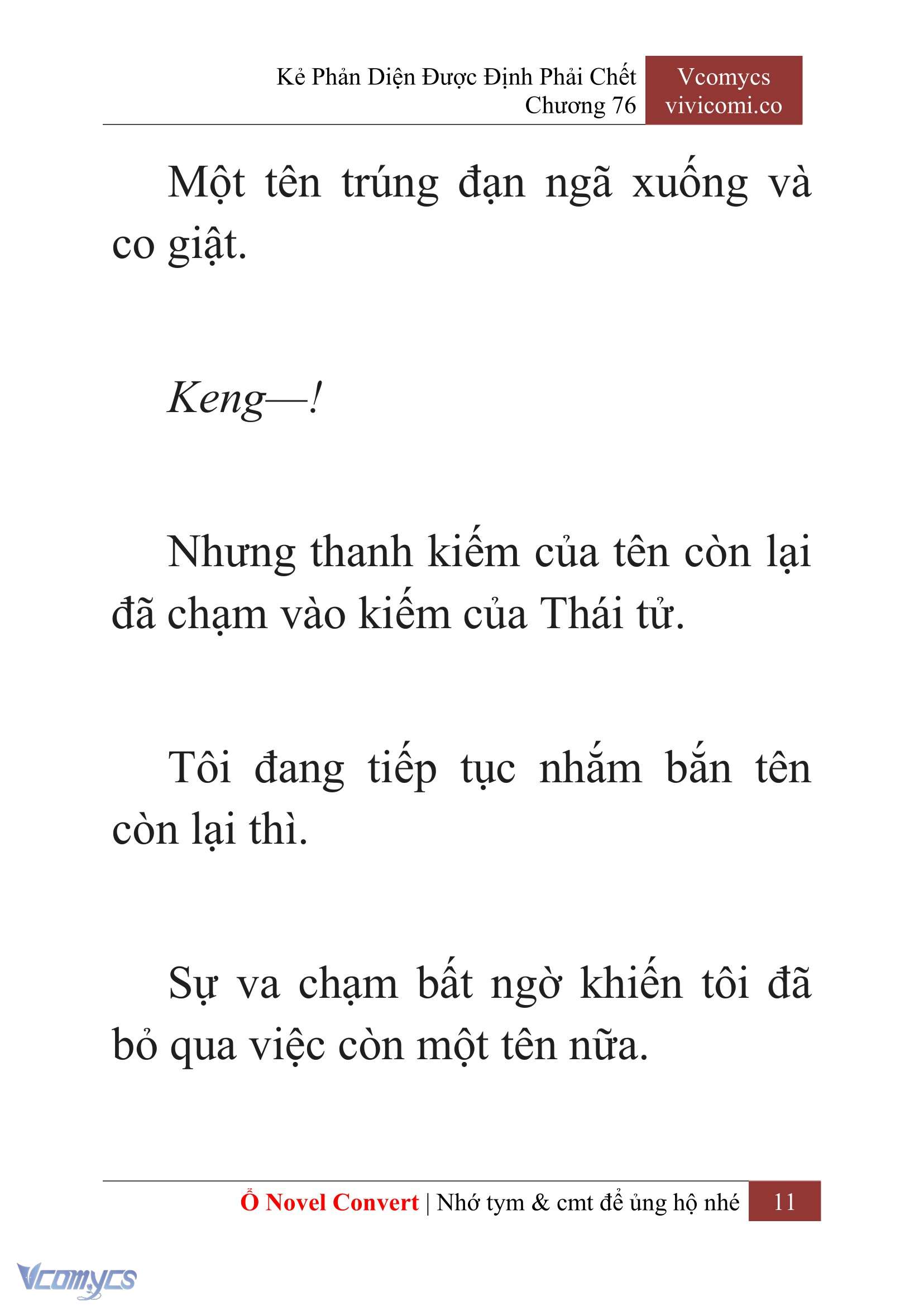 [Novel] Kẻ Phản Diện Được Định Phải Chết Chap 76 - Next Chap 77