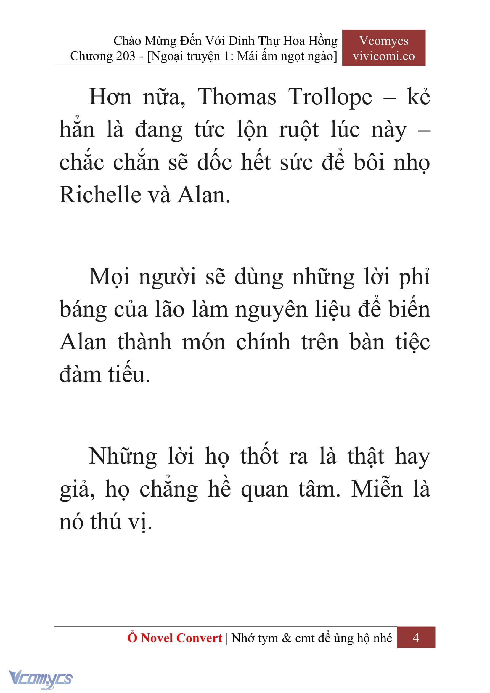 [Novel] Chào Mừng Đến Với Dinh Thự Hoa Hồng Chap 203 - Trang 2