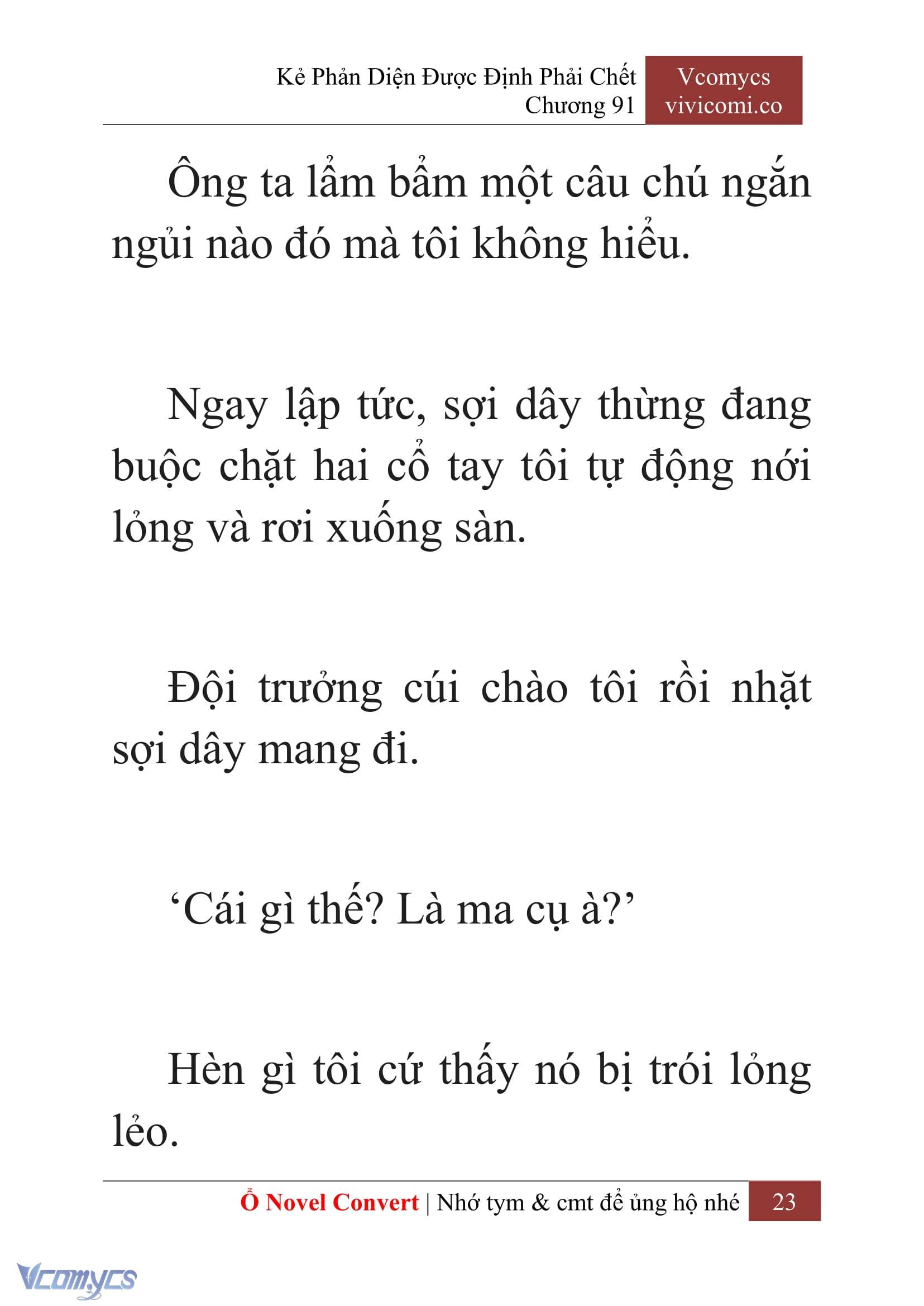 [Novel] Kẻ Phản Diện Được Định Phải Chết Chap 91 - Trang 2
