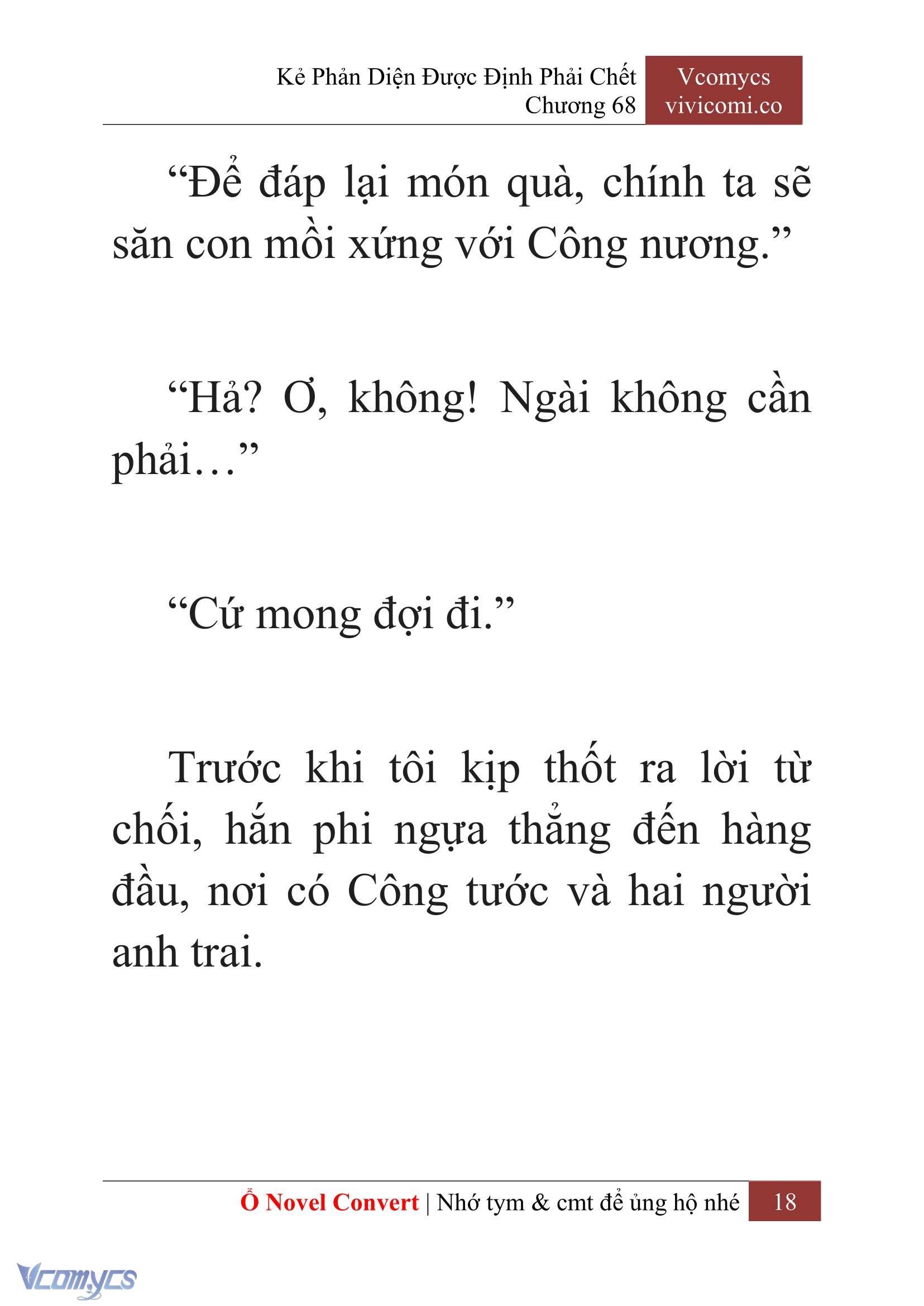 [Novel] Kẻ Phản Diện Được Định Phải Chết Chap 68 - Next Chap 69